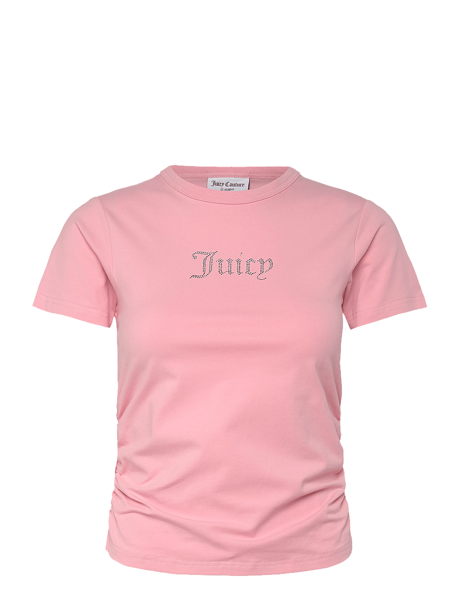 Juicy Couture - JUICY DIAMANTE FITTED T-SHIRT - t-särgid - juicy pink - 1
