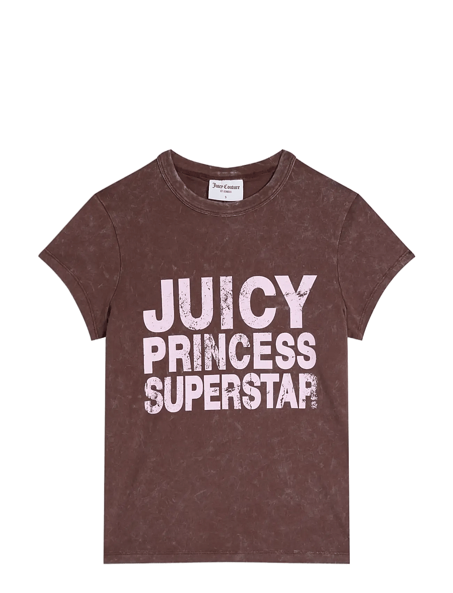 Juicy Couture - JUICY PRINCESS HILTON T-SHIRT - t-särgid - java - 1
