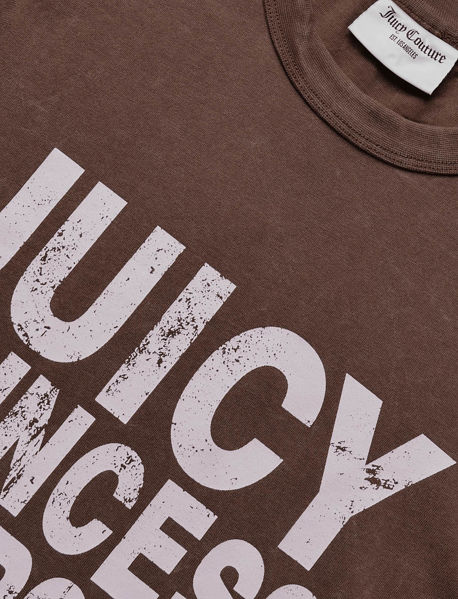 Juicy Couture - JUICY PRINCESS HILTON T-SHIRT - t-särgid - java - 4