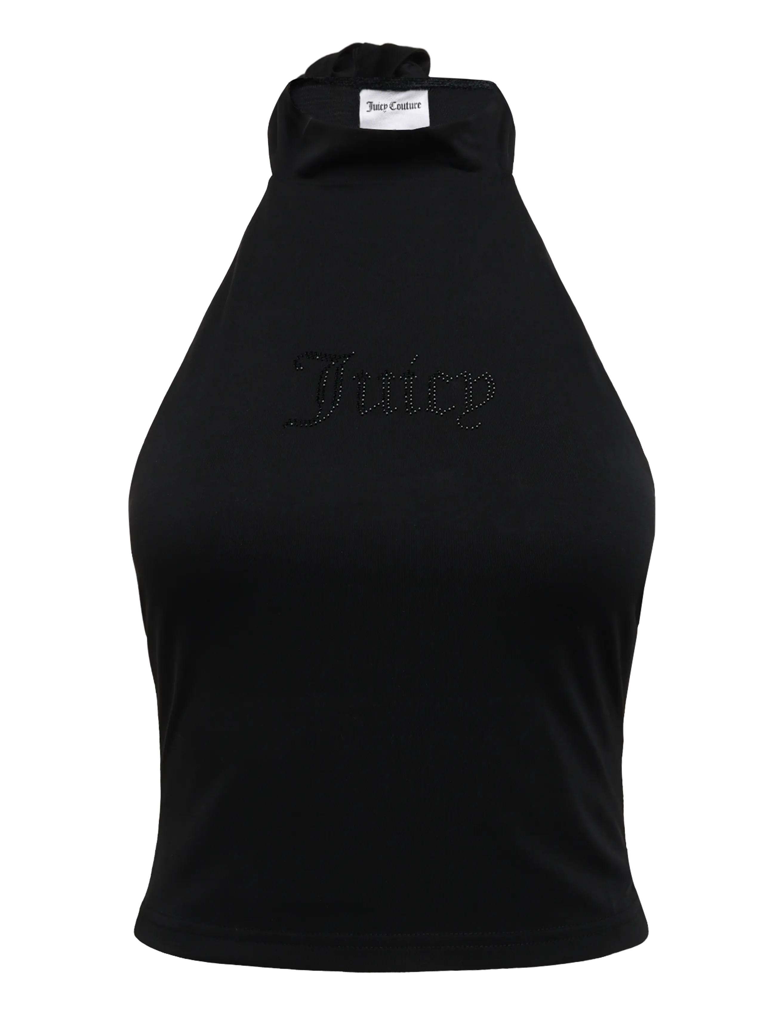 Juicy Couture WESLEY TIE BACK TOP - T-Shirts & Tops - BLACK / black