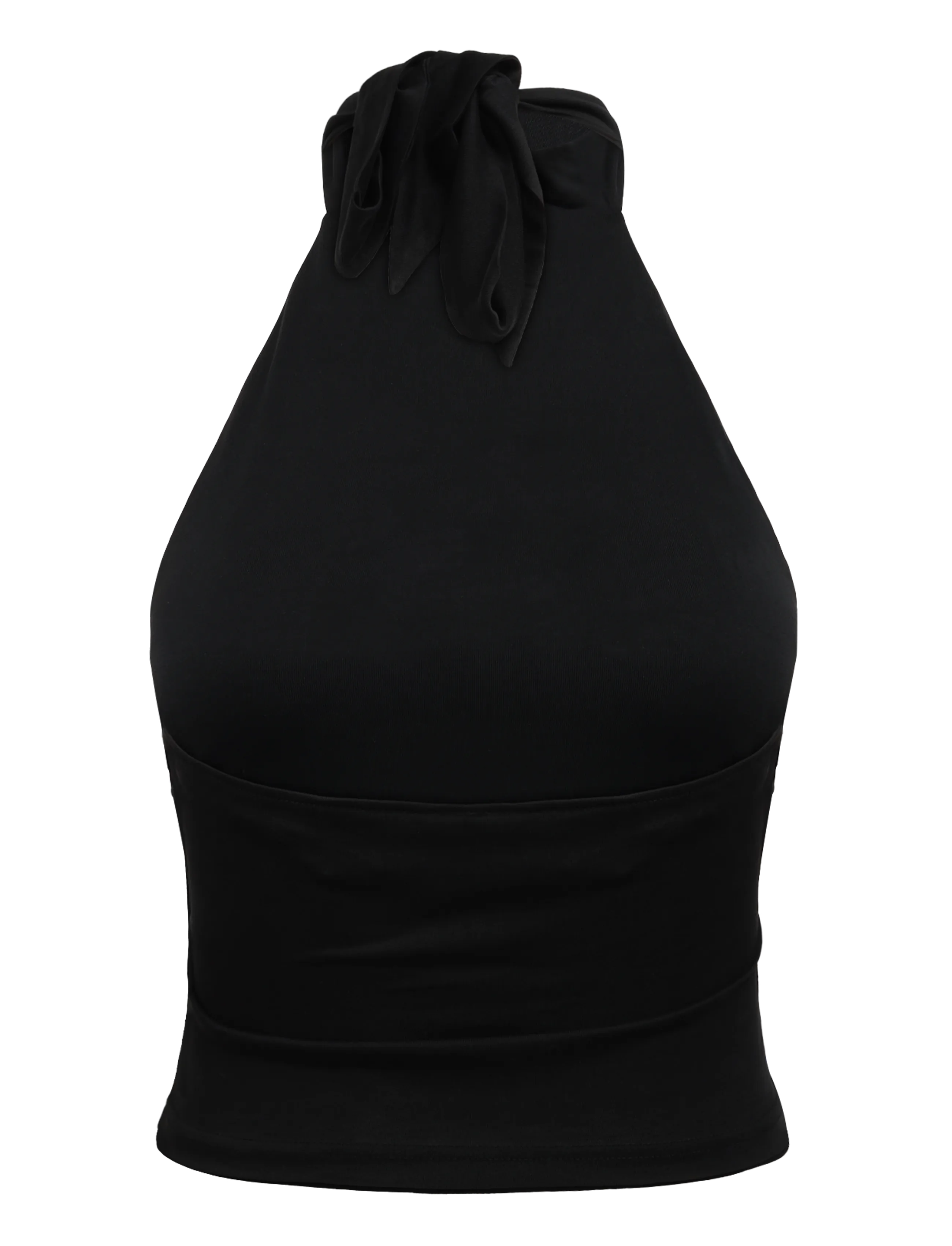 Juicy Couture - WESLEY TIE BACK TOP - crop tops - black - 2