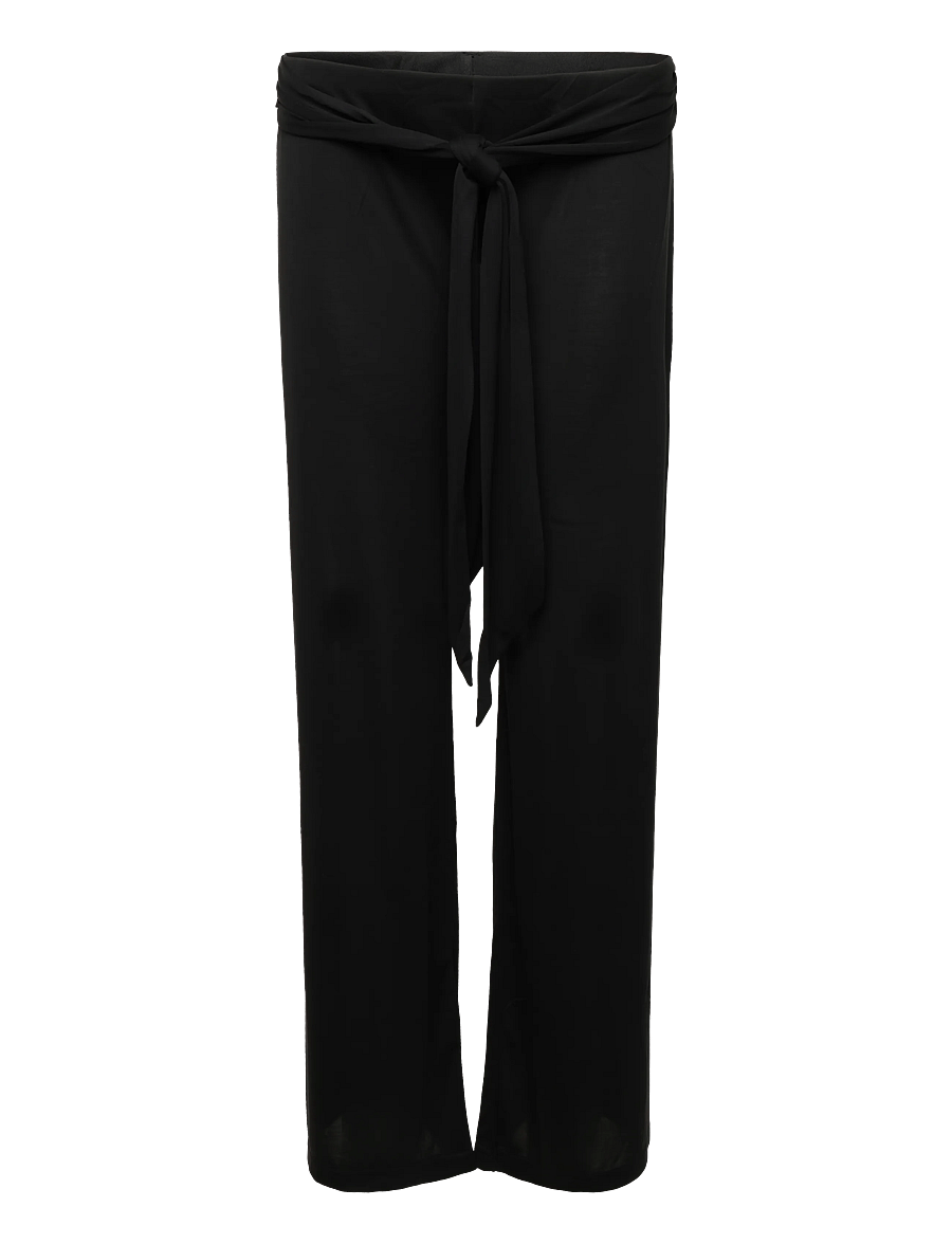 Juicy Couture - EMERSON BELTED STRAIGHT LEG PANT - straight leg trousers - black - 1