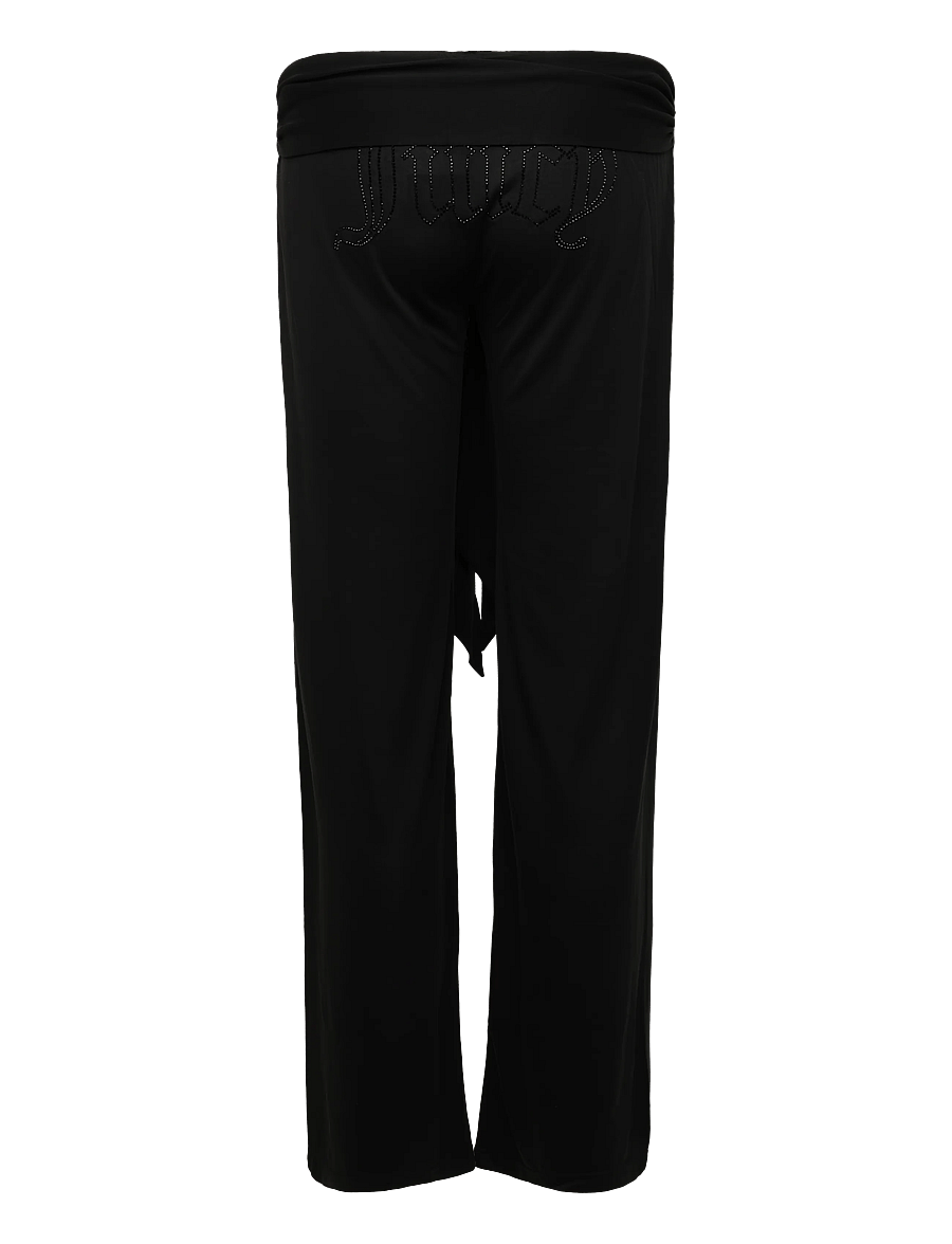 Juicy Couture - EMERSON BELTED STRAIGHT LEG PANT - straight leg trousers - black - 2