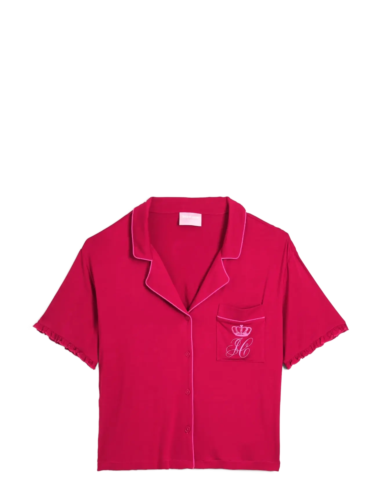 Juicy Couture JUICY CROWN FRILL PYJAMA SET  SCANDI SMU - Summer in the city - PERSIAN RED / red