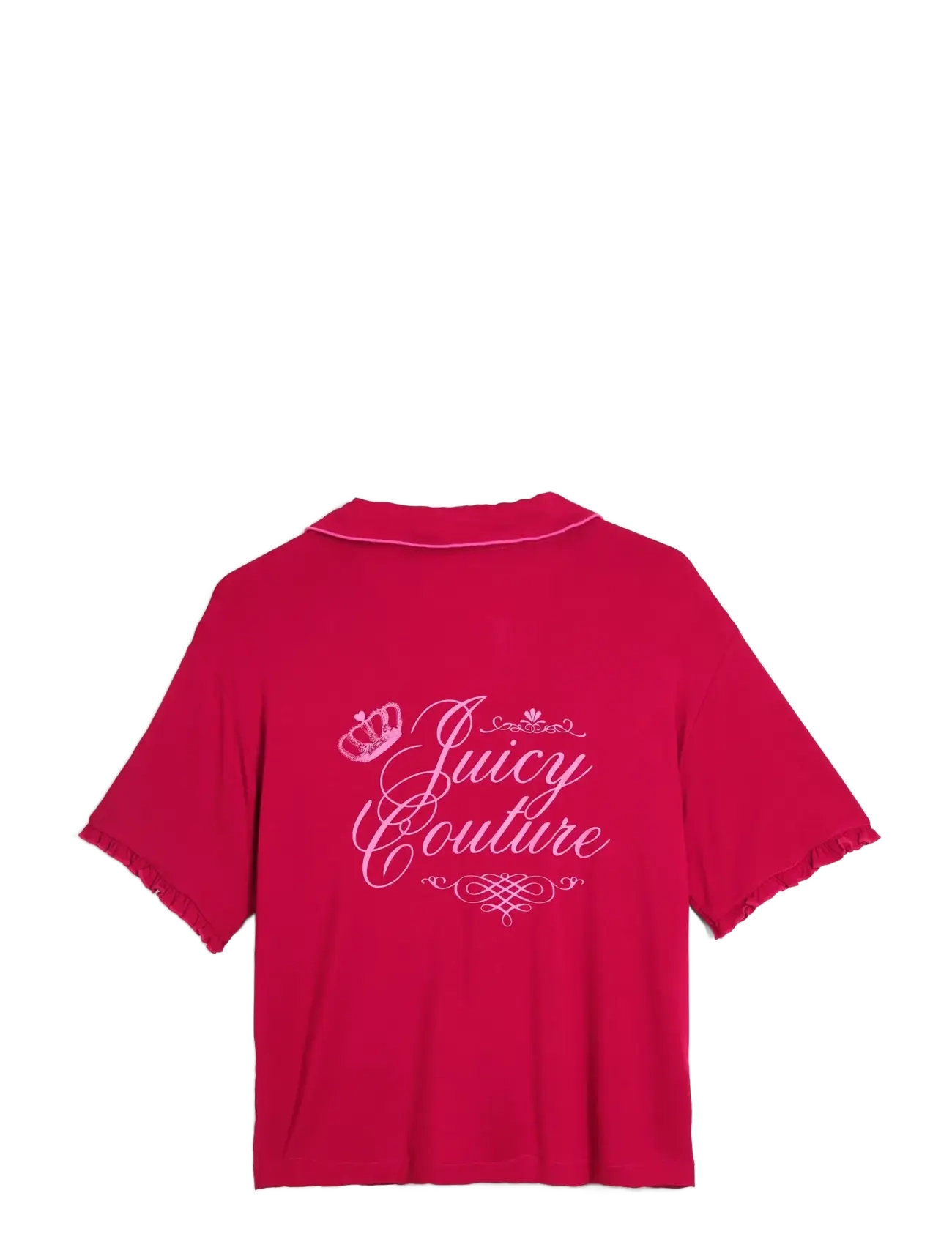 Juicy Couture - JUICY CROWN FRILL PYJAMA SET  SCANDI SMU - pyjamas - persian red - 2