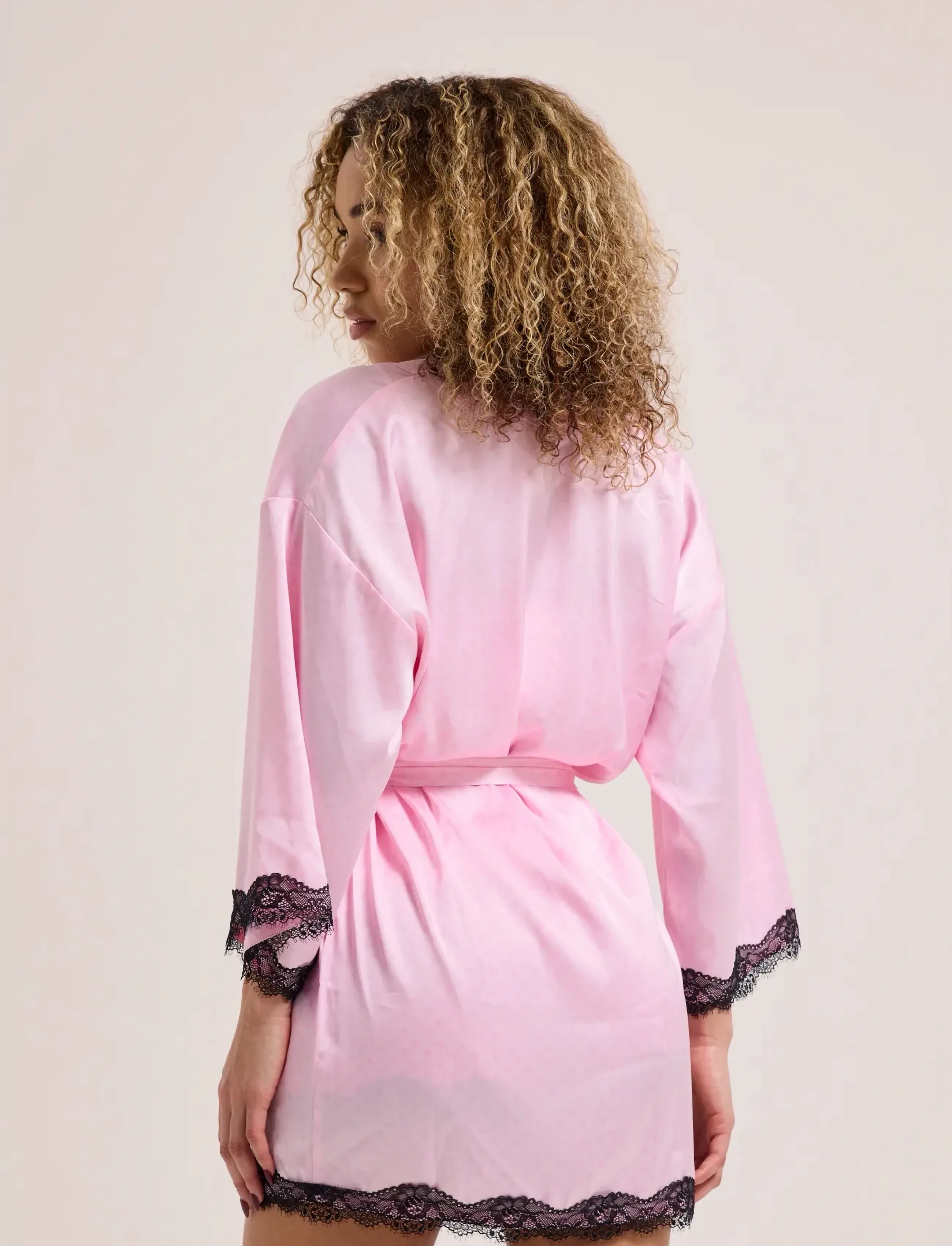 Juicy Couture - LACE TRIM KIMONO ROBE - kimonoer - cherry blossom - 3