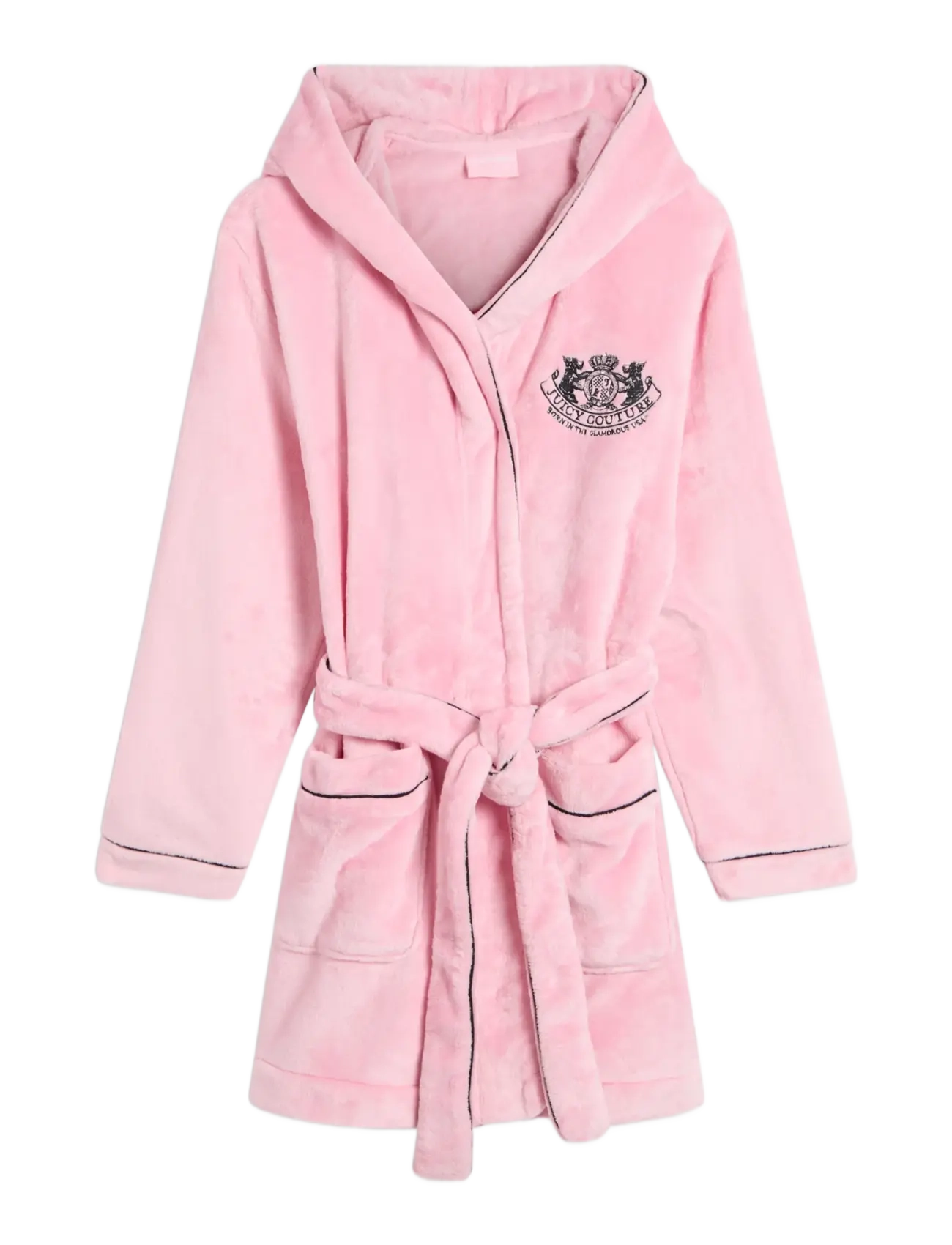 Juicy Couture LOTTLE CREST PLUSH ROBE - Aluspesu - JUICY PINK / pink/rose