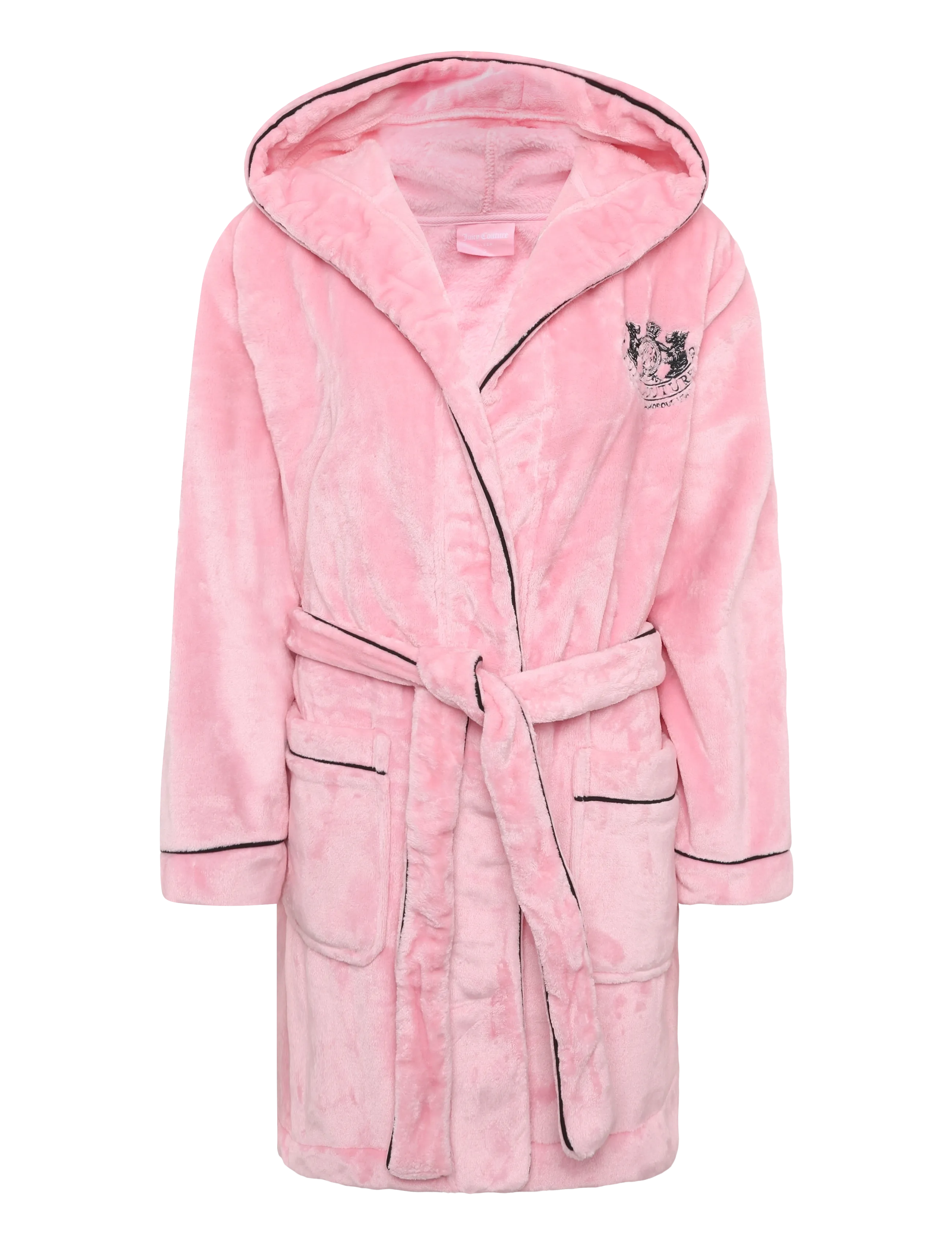 Juicy Couture LOTTLE CREST PLUSH ROBE - Lingerie - JUICY PINK / pink/rose