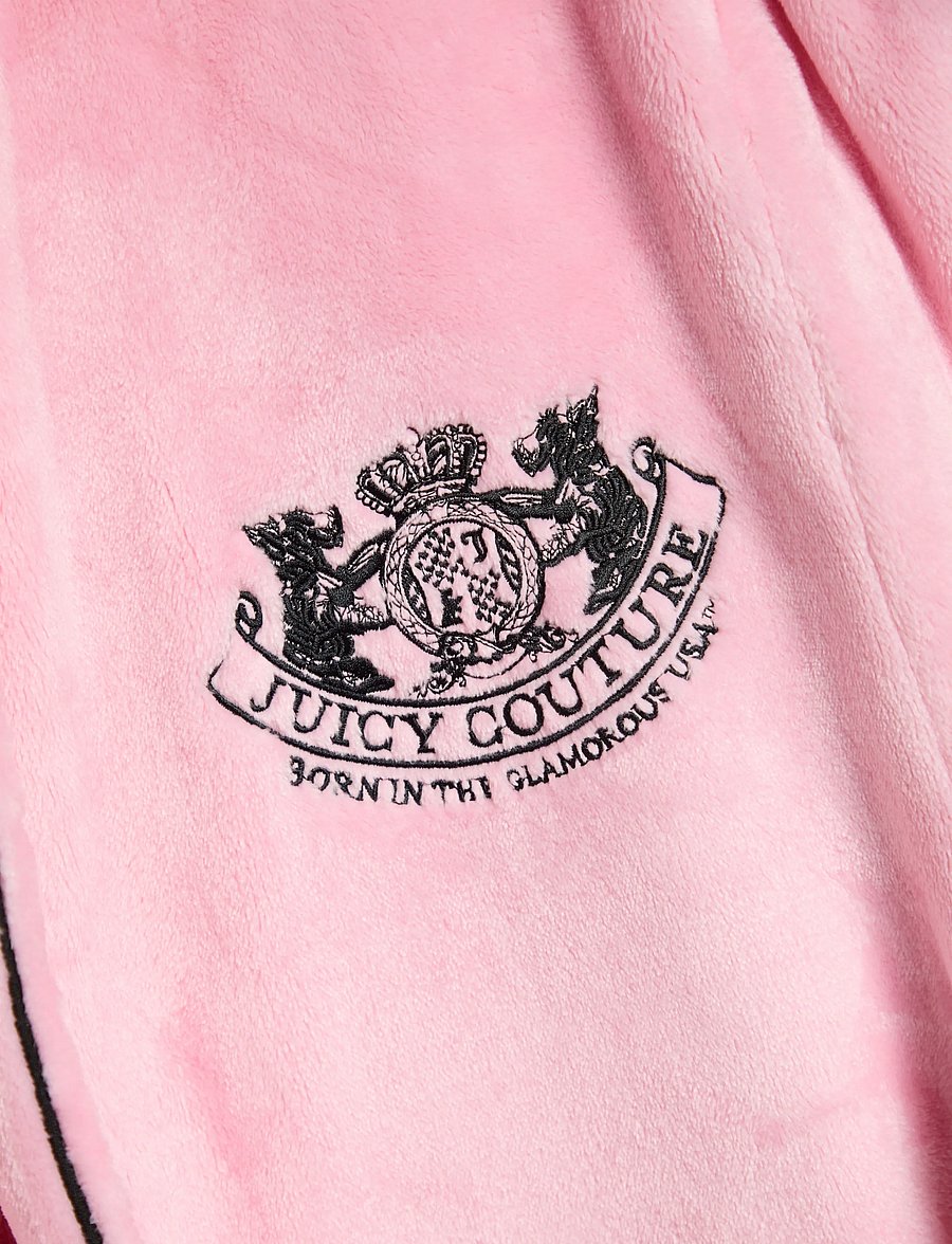 Juicy Couture - LOTTLE CREST PLUSH ROBE - hommikumantlid - juicy pink - 2