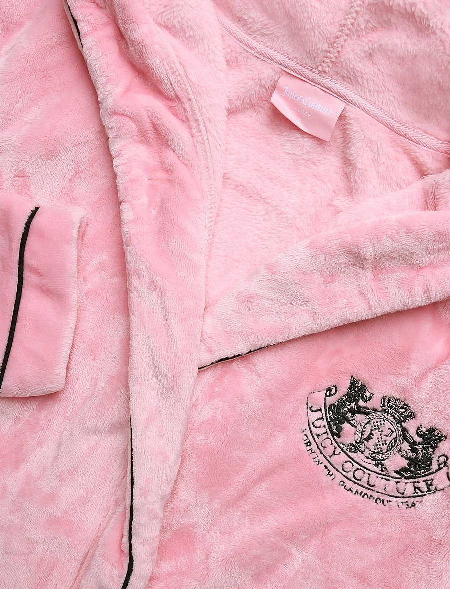 Juicy Couture - LOTTLE CREST PLUSH ROBE - bademäntel - juicy pink - 2