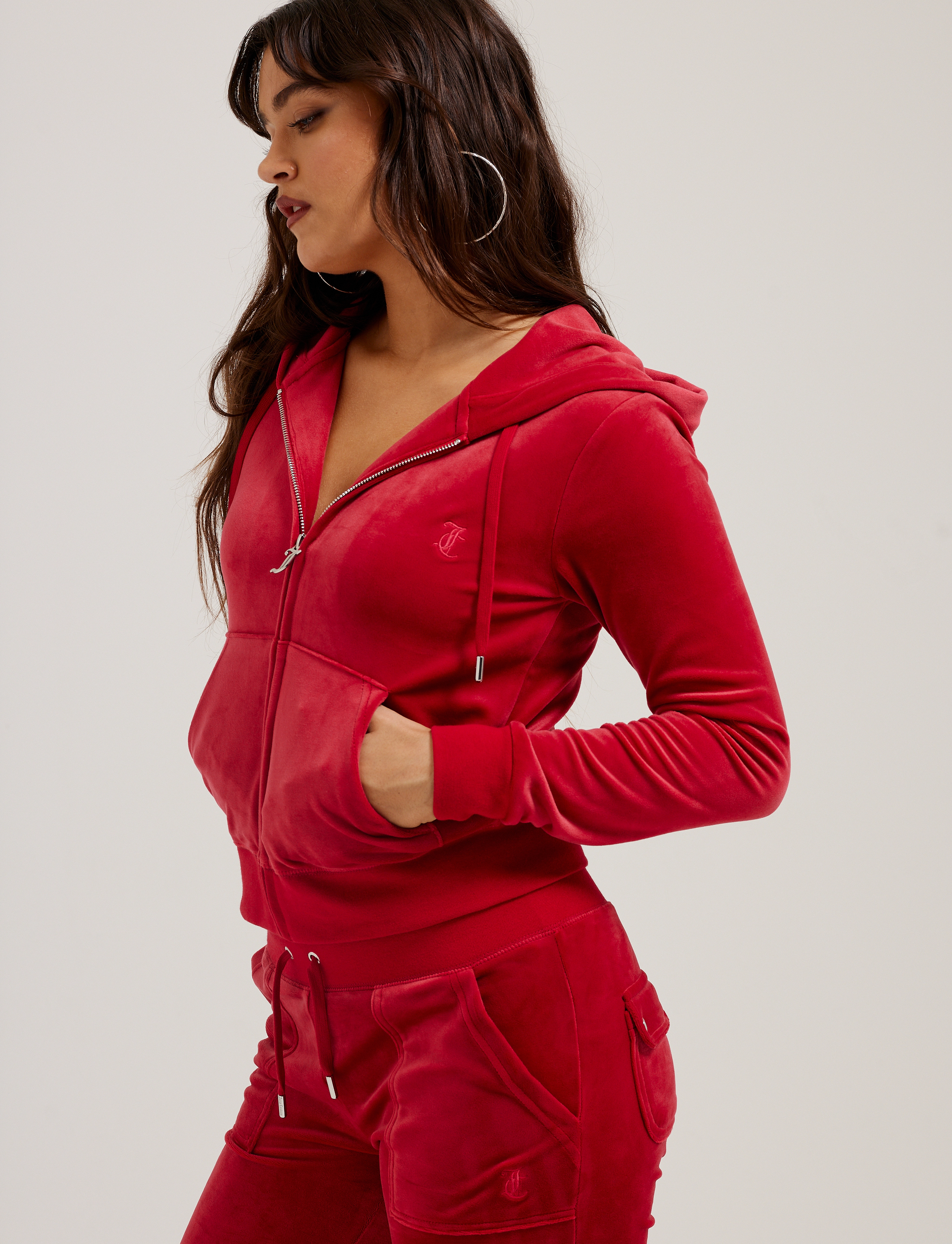 Juicy Couture - ROBERTSON HOODIE - kapuzenpullover - astor red - 4