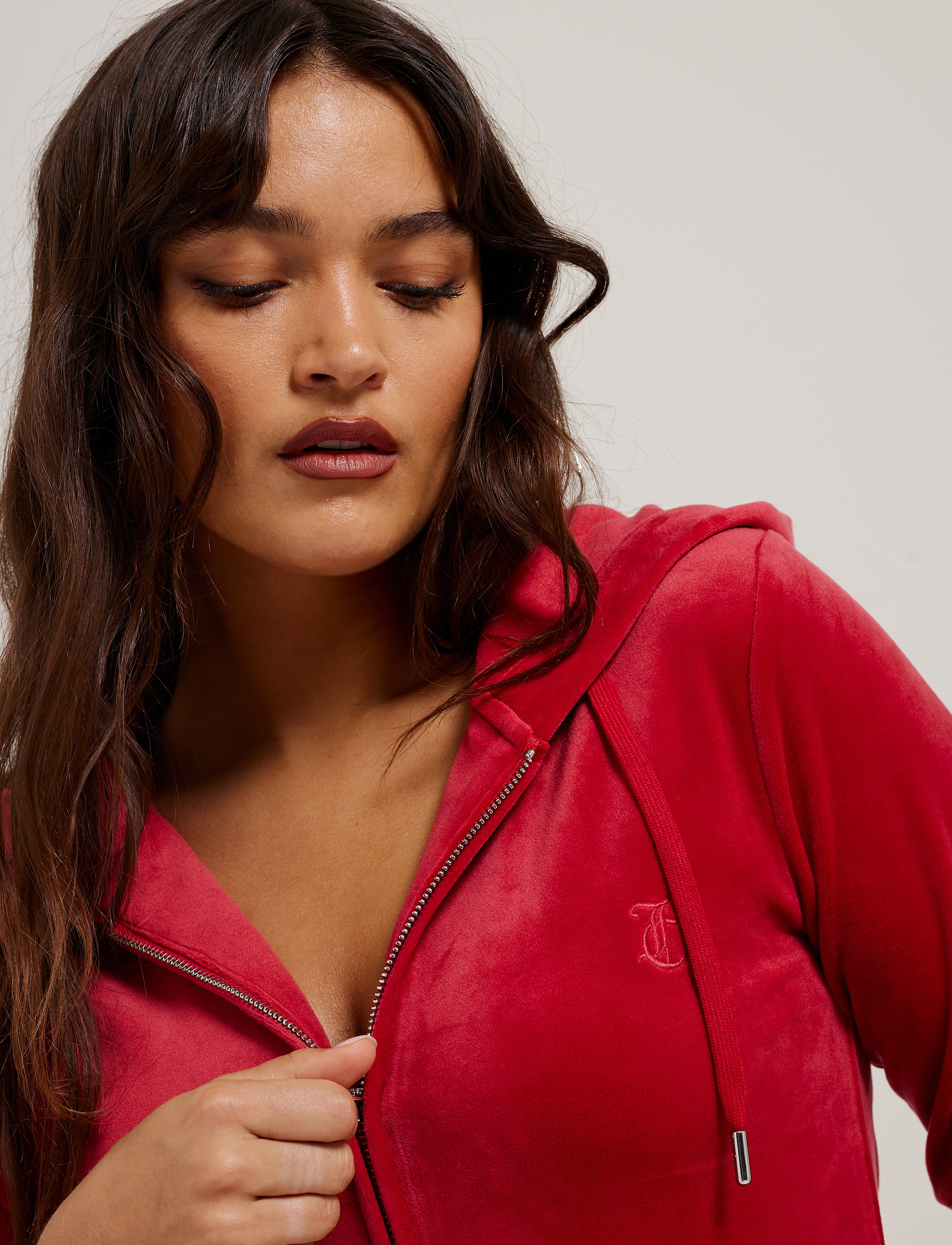 Juicy Couture - ROBERTSON HOODIE - kapuzenpullover - astor red - 5