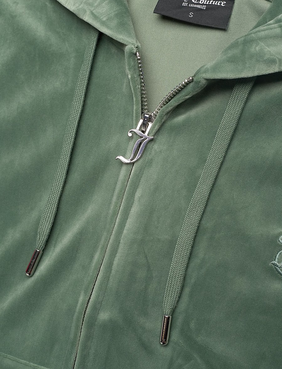 Juicy Couture - ROBERTSON HOODIE - hættetrøjer - duck green - 2