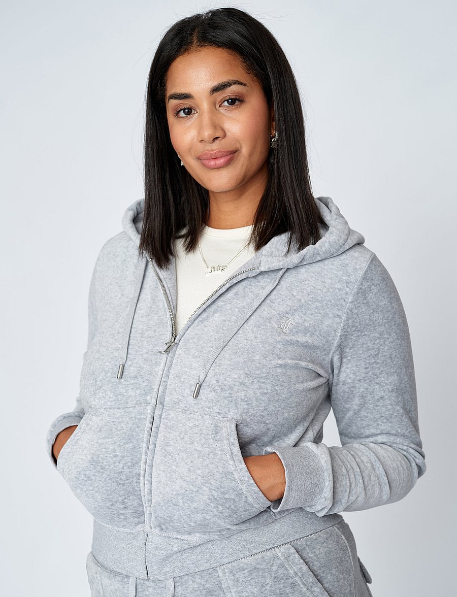 Juicy Couture - ROBERTSON HOODIE - hupparit - silver marl - 4