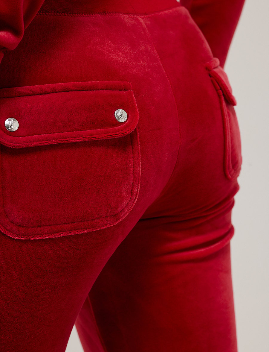 Juicy Couture - DEL RAY POCKETED PANT - igapäevane stiil - astor red - 4