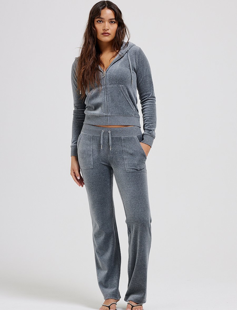 Juicy Couture - DEL RAY PANT - hversdagsleg tíska - charcoal marl - 0