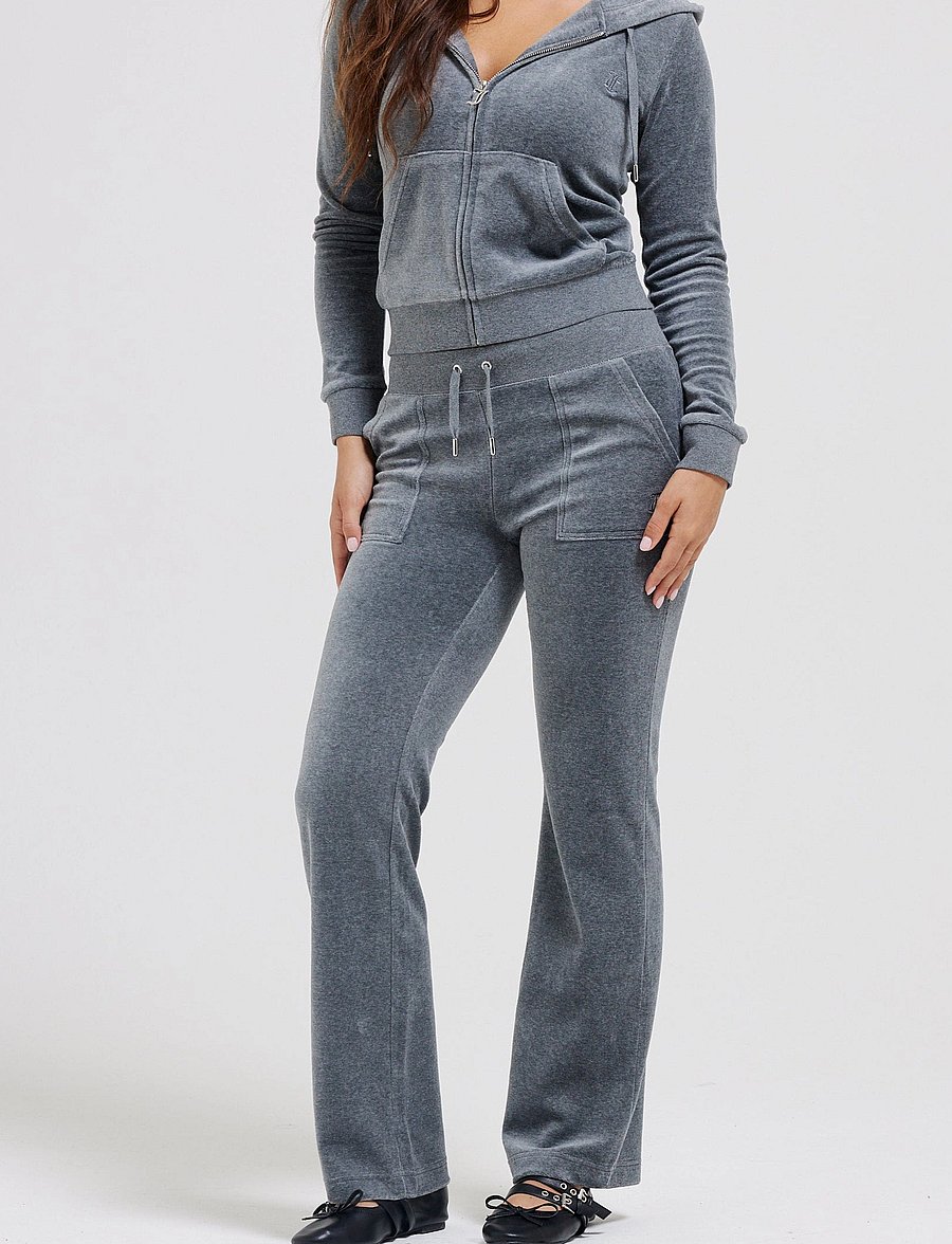 Juicy Couture - DEL RAY PANT - hversdagsleg tíska - charcoal marl - 4