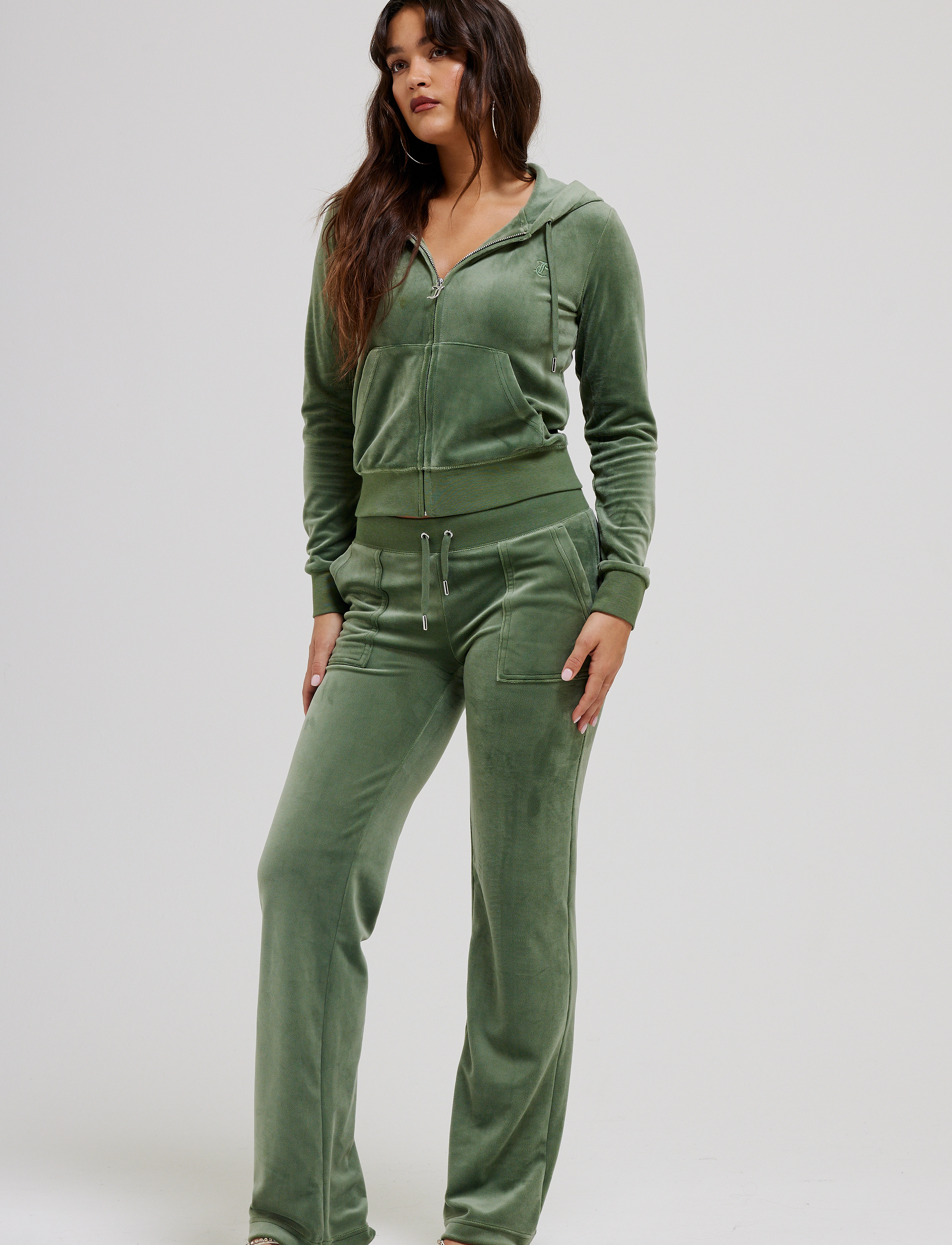 Juicy Couture DEL RAY PANT - Hosen - THYME / green