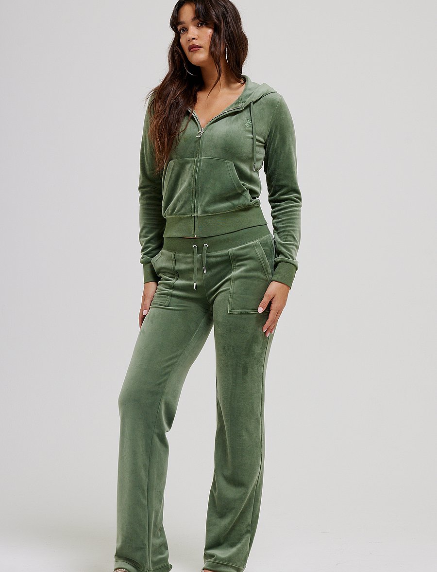 Juicy Couture - DEL RAY PANT - hverdags stil - thyme - 0