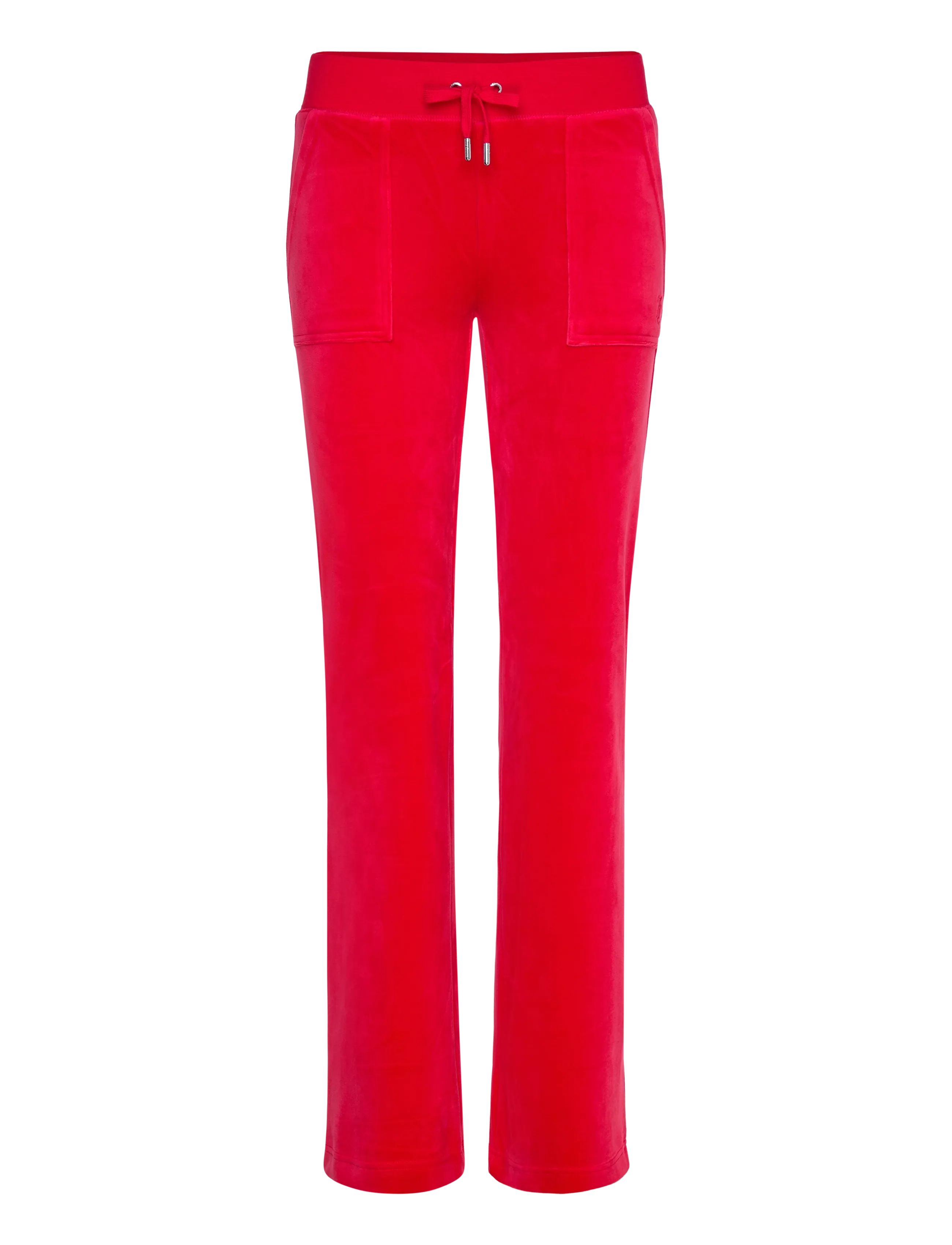 Juicy Couture Del Ray Pant, Kvinder, Velour Lommebukser, Rød, Str: XS