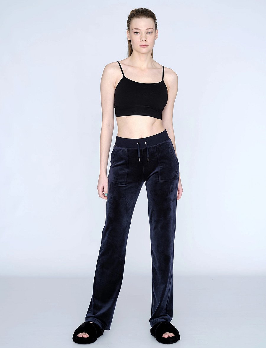 Juicy Couture - DEL RAY POCKETED PANT - hversdagsleg tíska - night sky - 4
