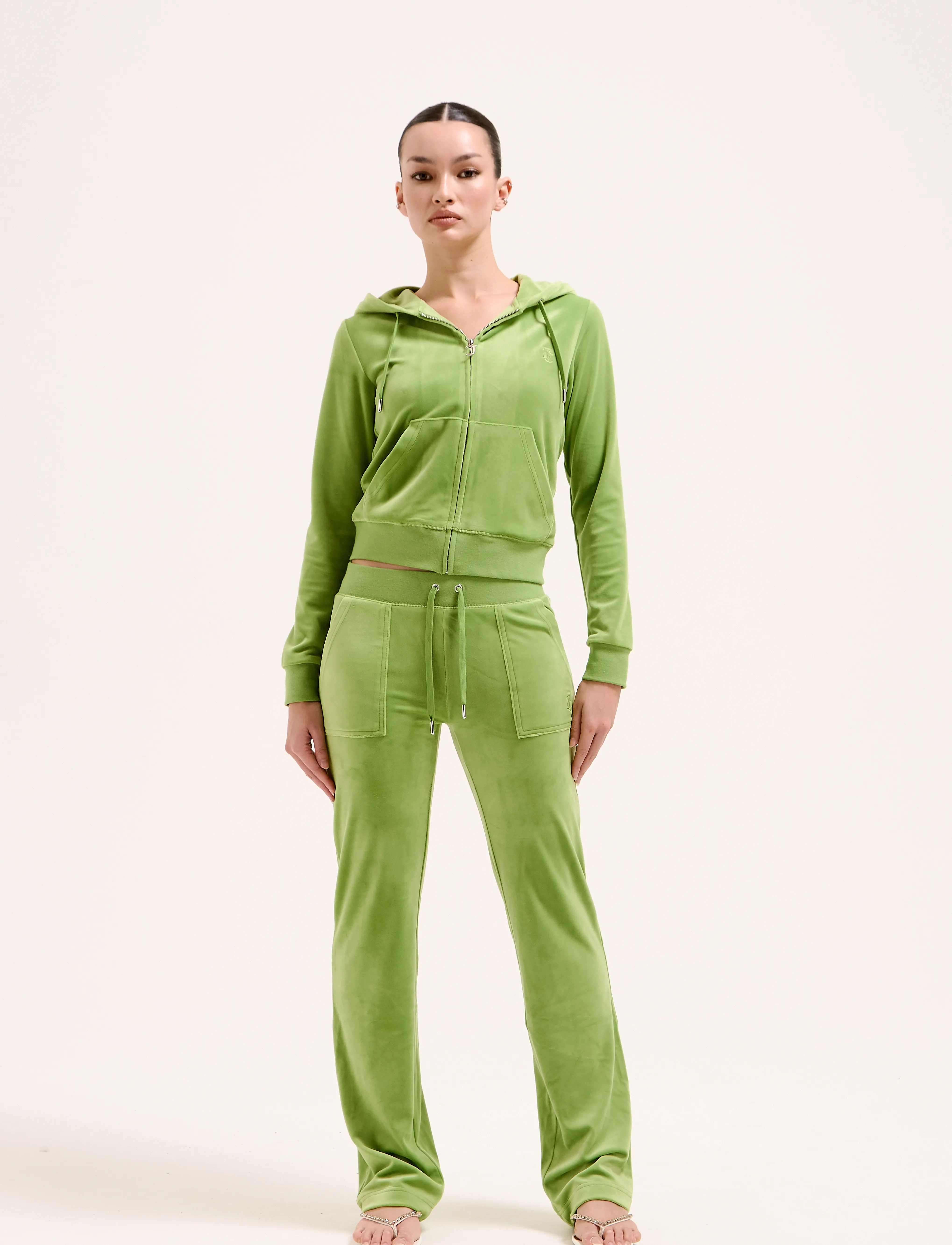 Juicy Couture Del Ray Pant, XS, Green, Underdele > Joggingbukser, Dame