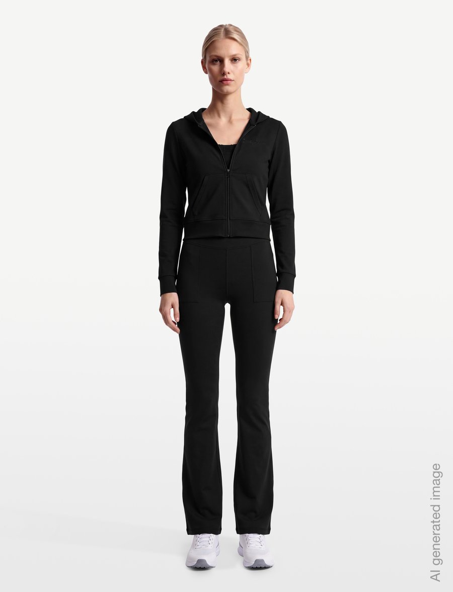 Juicy Couture - ACTIVEWEAR ENNIS HOODIE - sweatshirts - black - 0