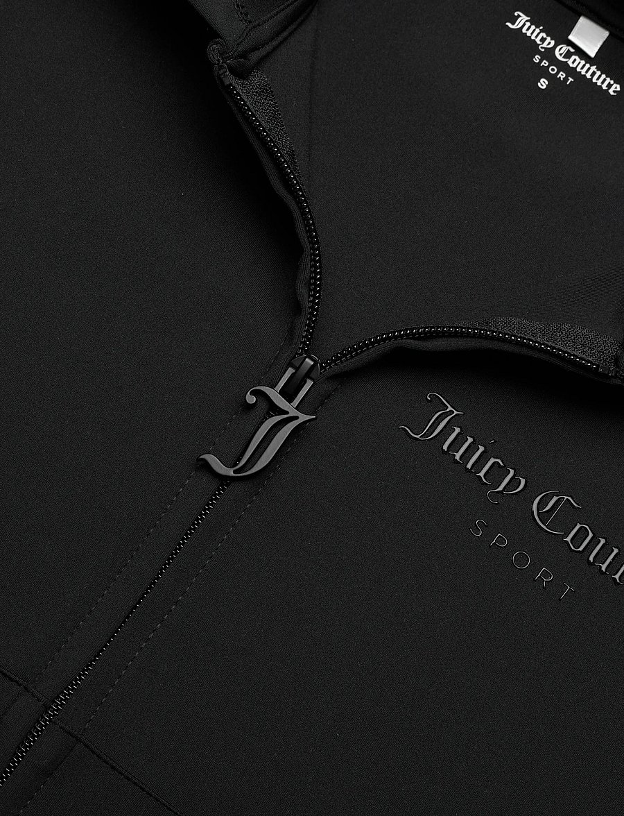 Juicy Couture - ACTIVEWEAR ENNIS HOODIE - huvtröjor - black - 2