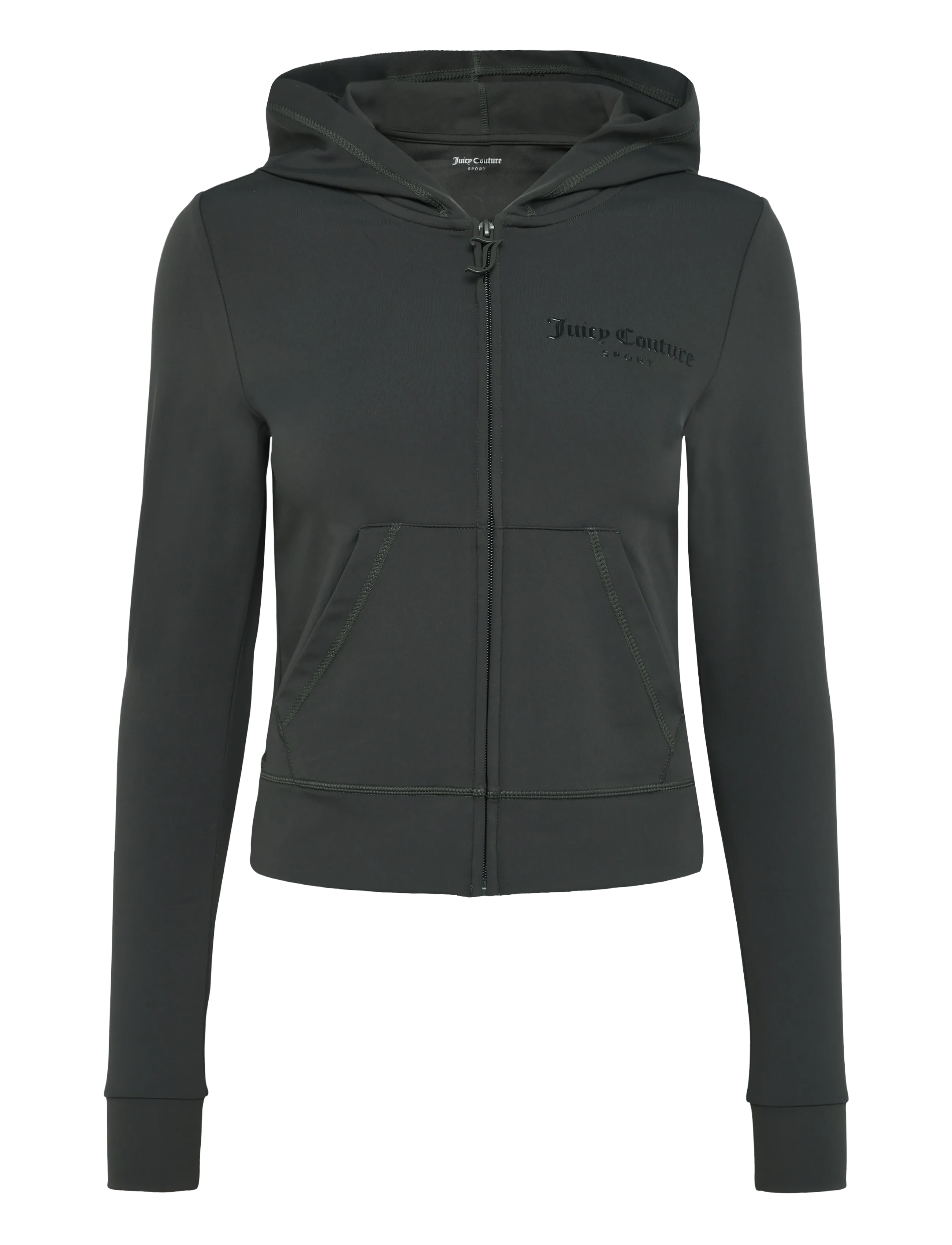Juicy Couture ACTIVEWEAR ENNIS HOODIE - Kläder - RAVEN / black