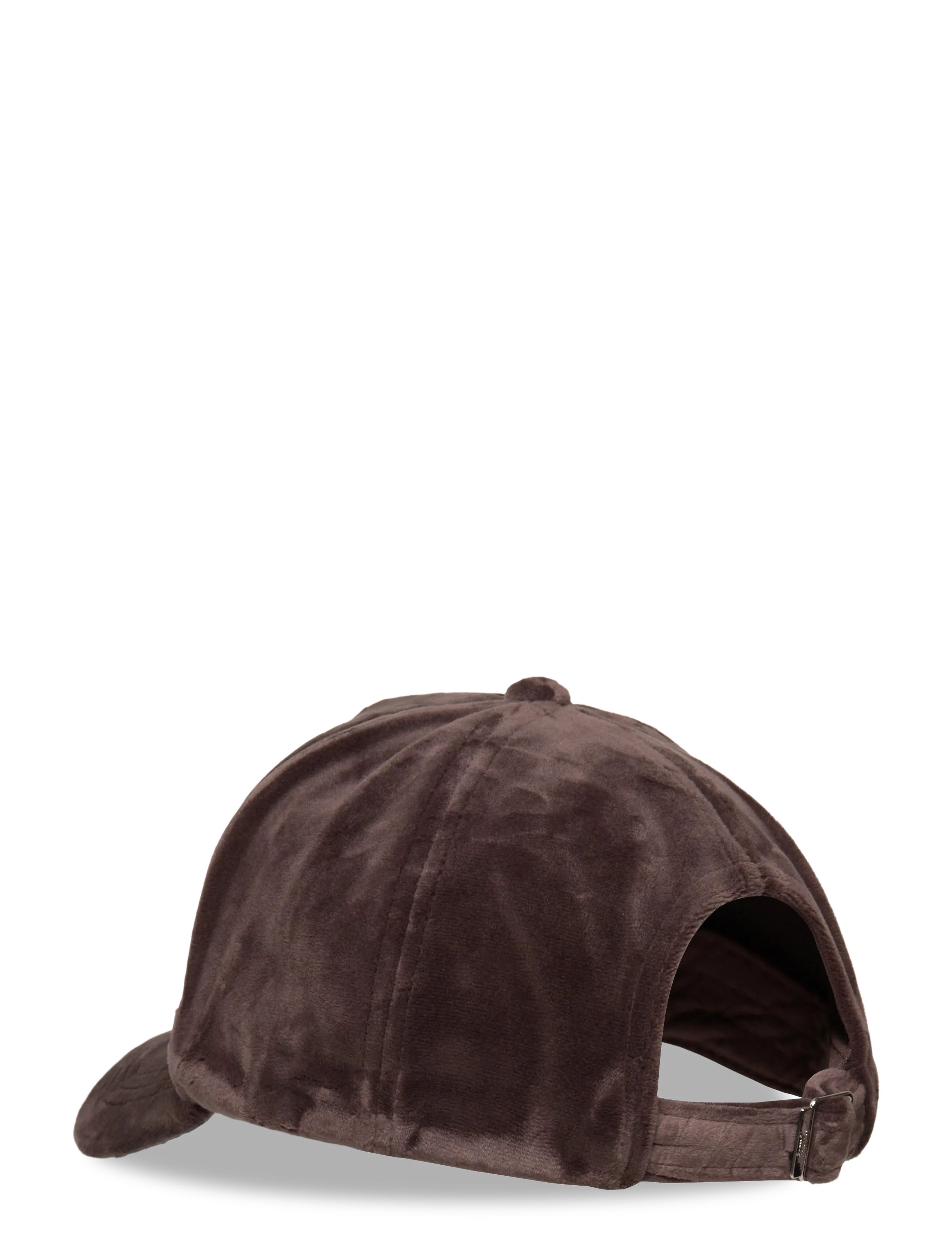 Juicy Couture - VERONICA VELOUR & DIAMANTE BASEBALL CAP - zemākās cenas - java - 1