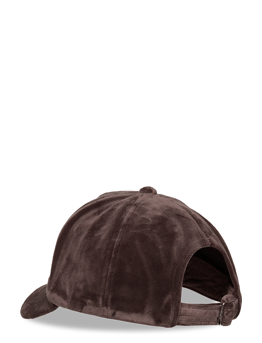 Juicy Couture - VERONICA VELOUR & DIAMANTE BASEBALL CAP - kasketter & caps - java - 1