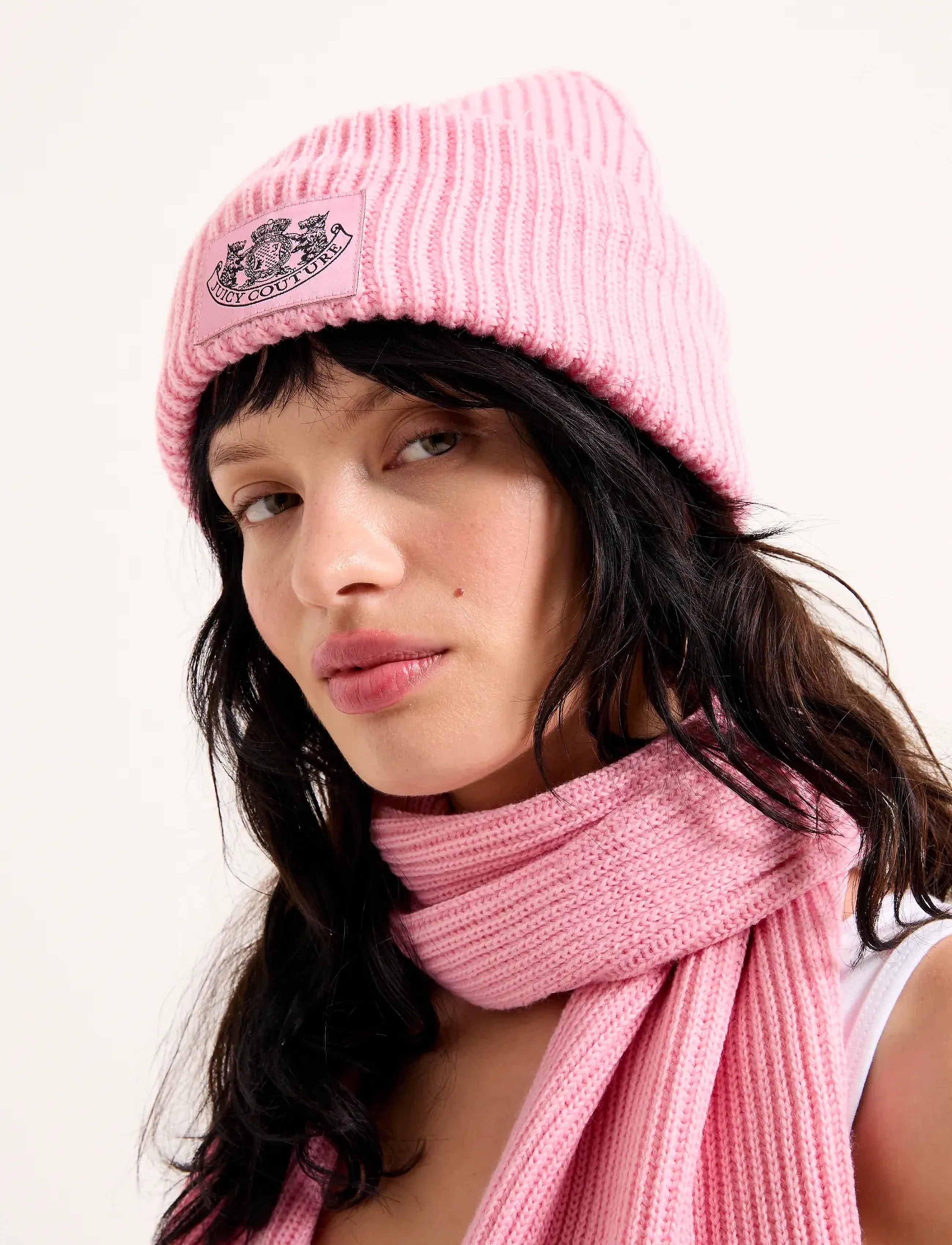Juicy Couture Cheetah Crest Scarf / Beanie Set mössor dam – bild 3