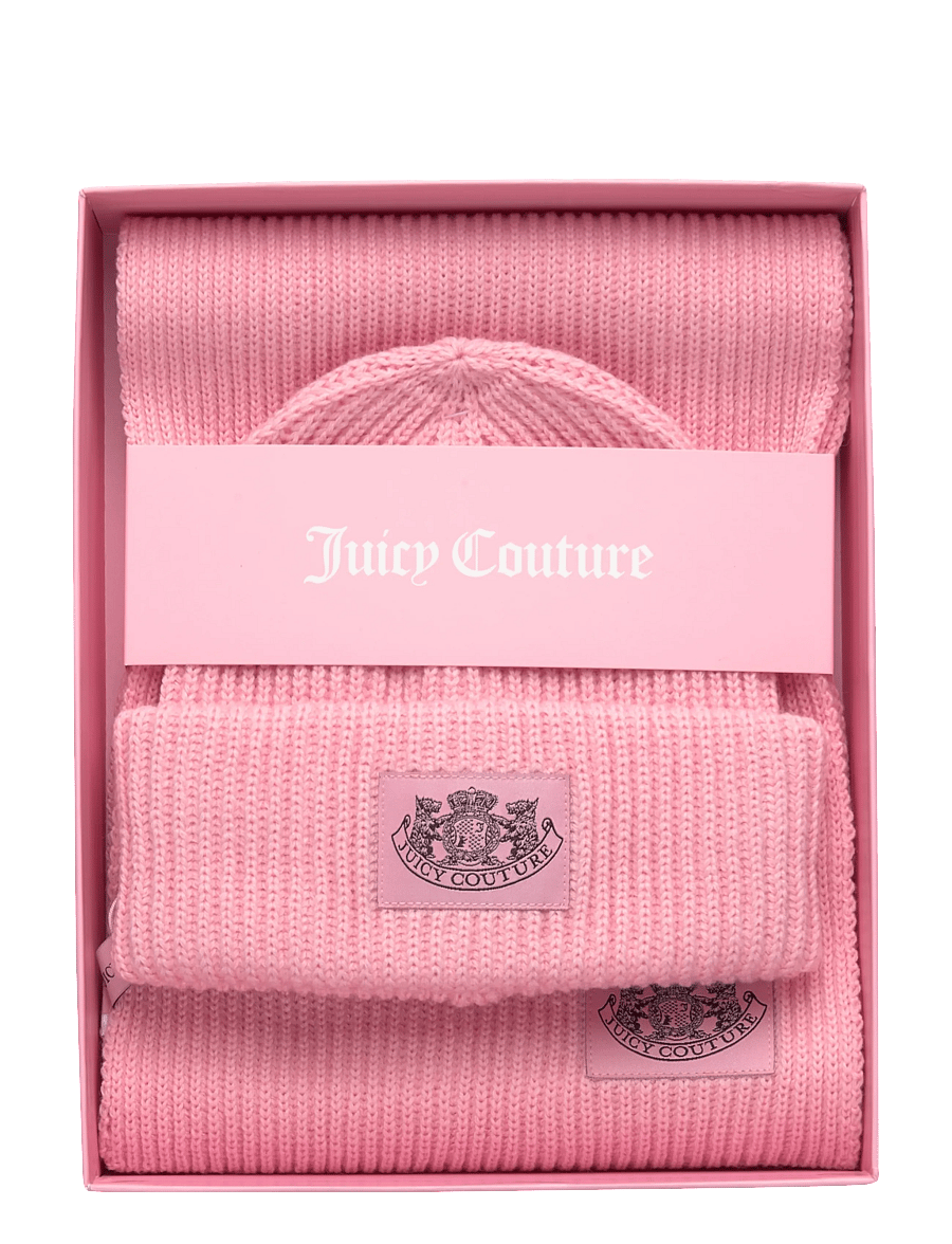 Juicy Couture - CHEETAH CREST SCARF / BEANIE SET - talvesallid - juicy pink - 4