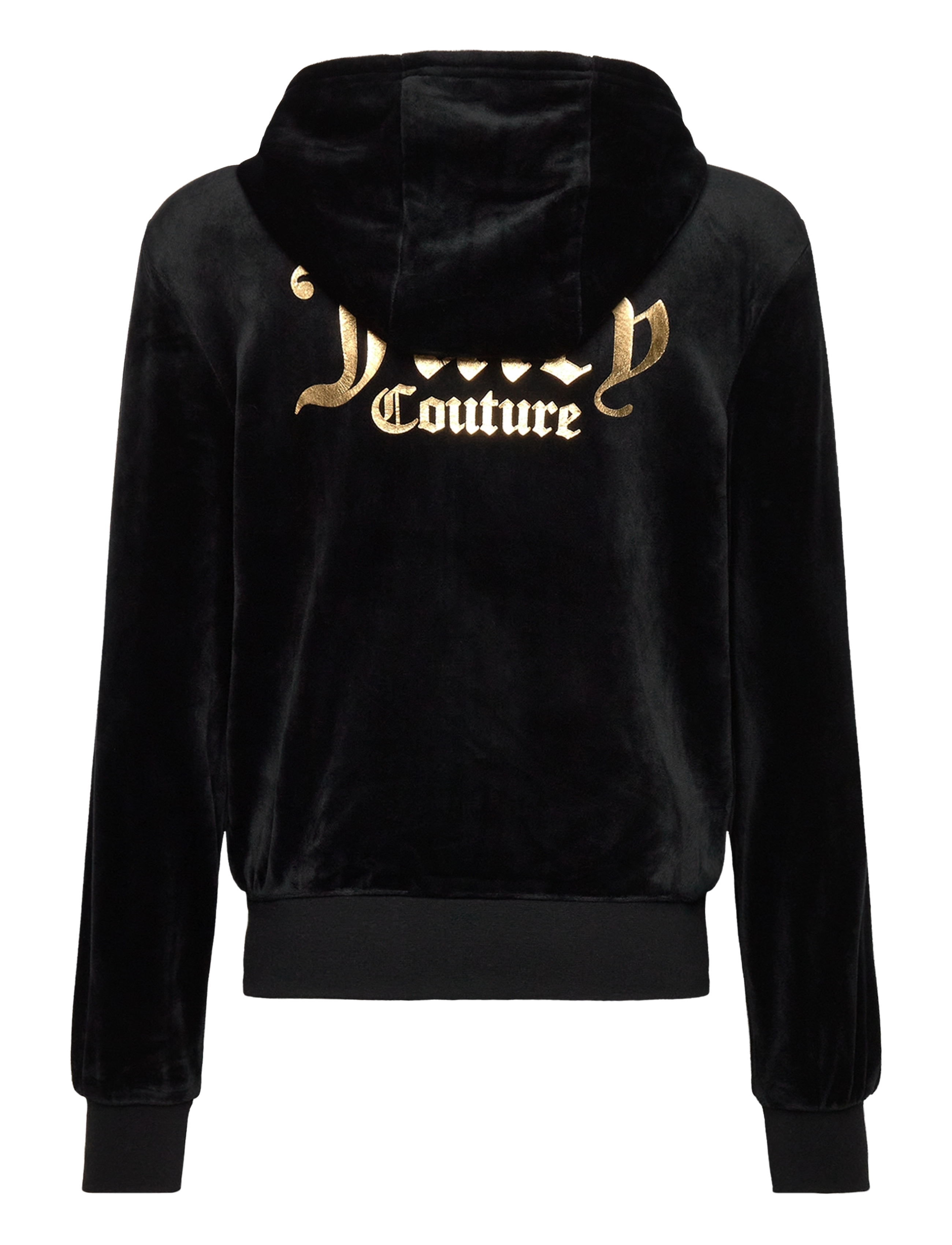 Juicy Couture - Juicy Velour Zip Through Hoodie - jet black - 1