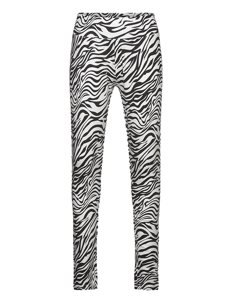 Juicy Couture - Deep Waistband Tiger AOP Legging - leggings - bright white - 0