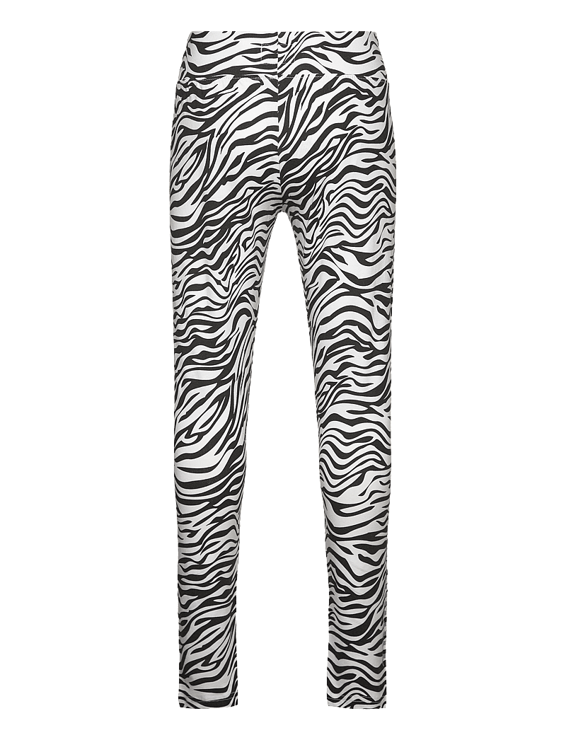 Juicy Couture - Deep Waistband Tiger AOP Legging - leggings - bright white - 1