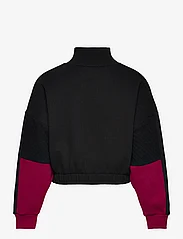 Juicy Couture - Boxy Crop Quarter Zip Funnel - sweatshirts - black - 1