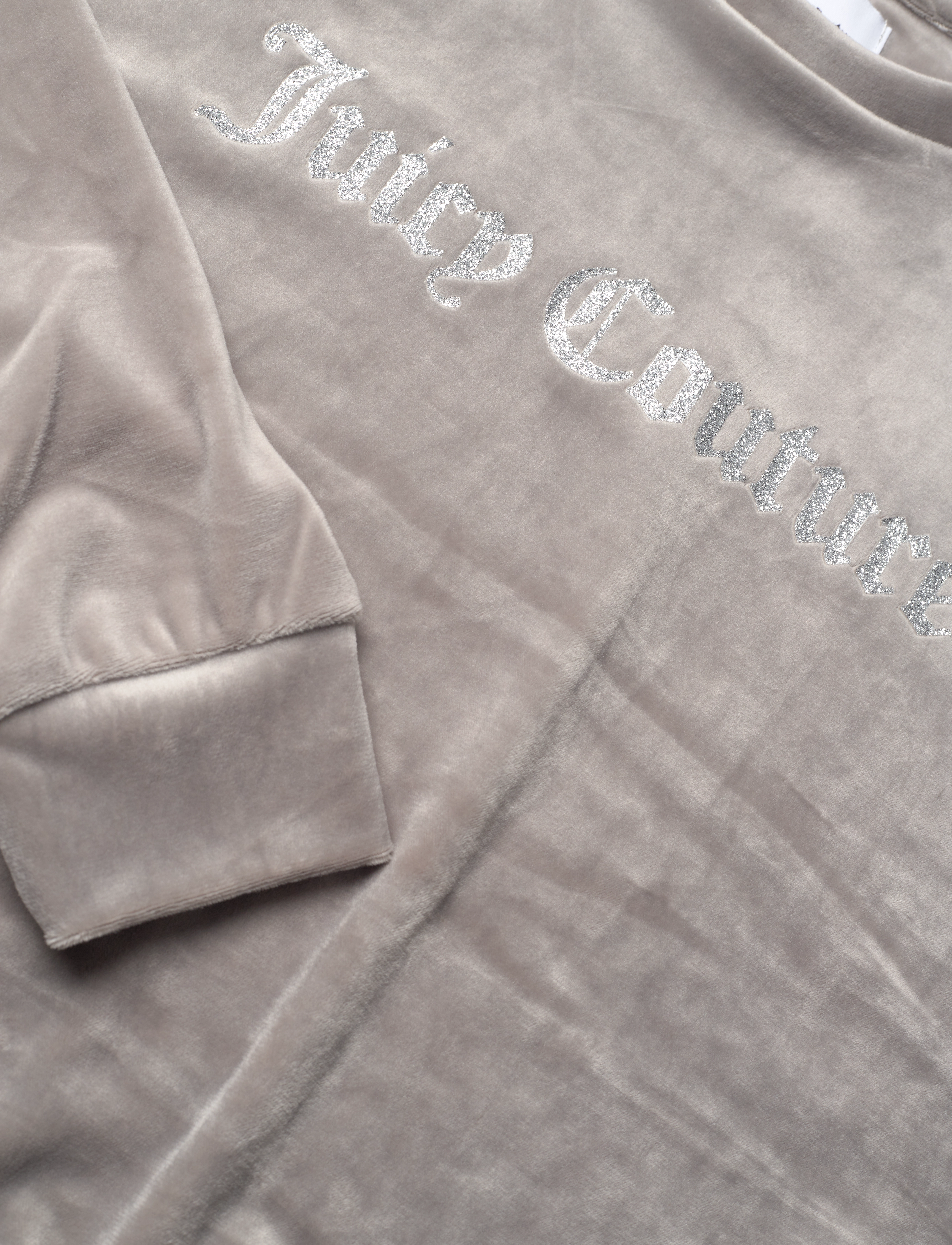 Juicy Couture - Velour Crew and Jog Lounge Set - silver ice - 4
