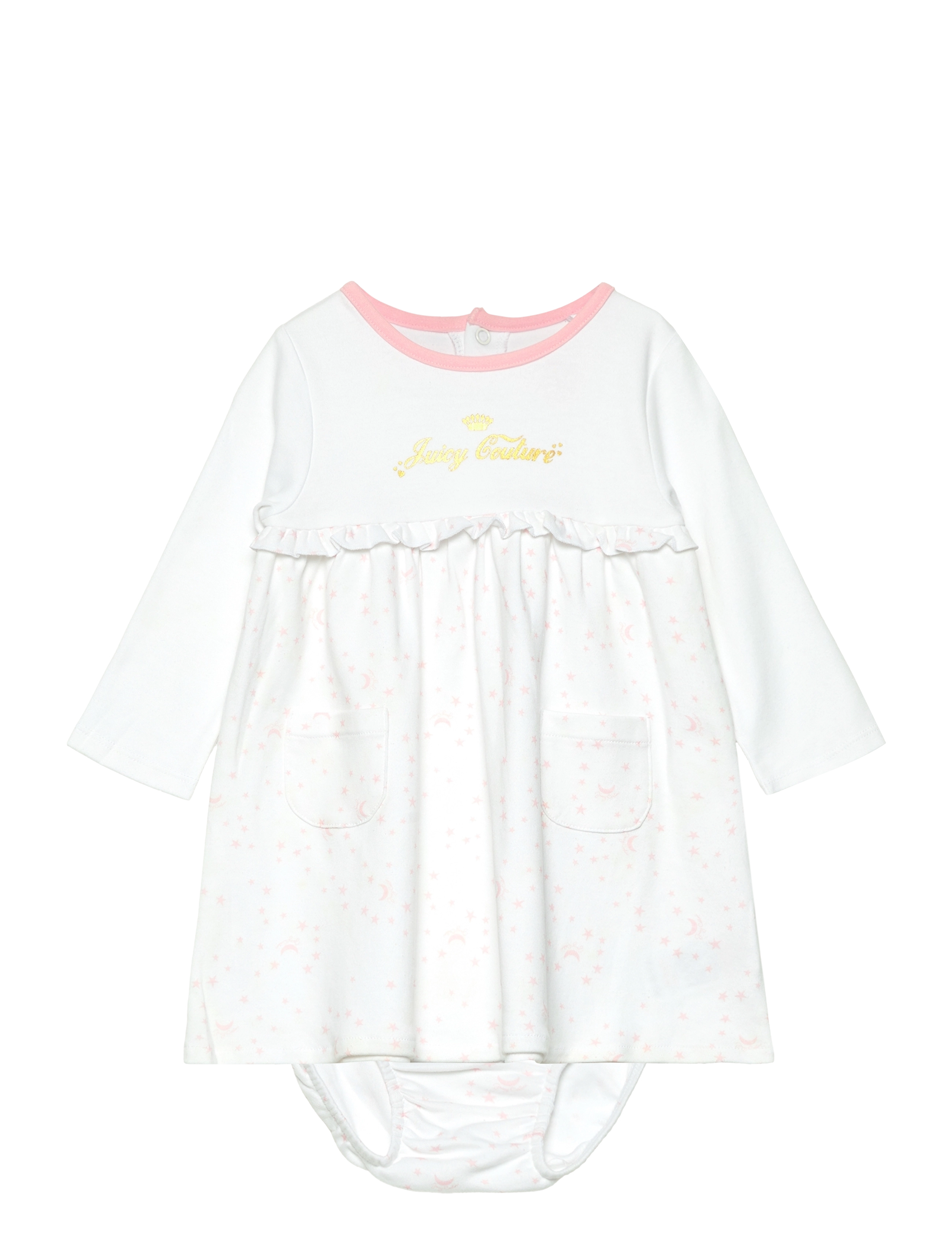 Juicy Frill Dress - SNOW WHITE