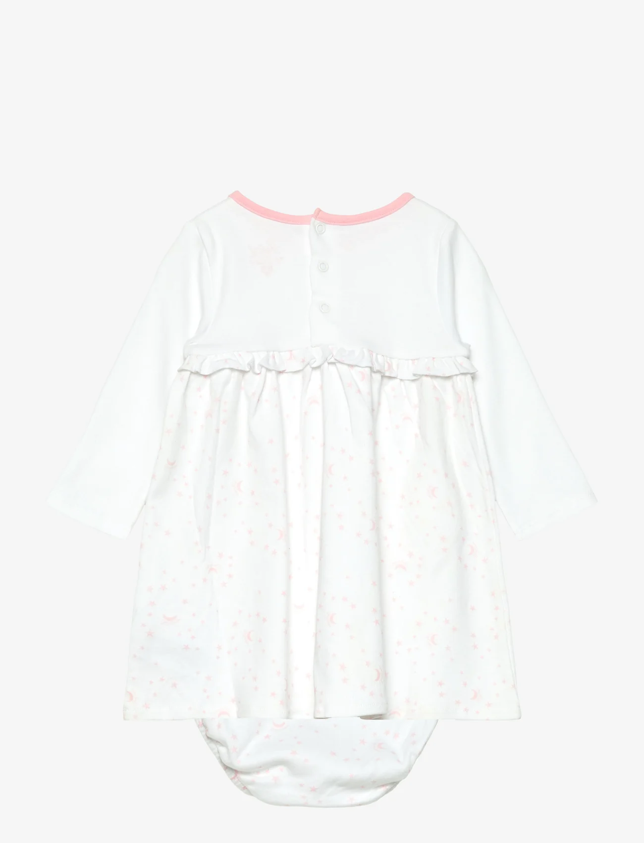 Juicy Couture - Juicy Frill Dress - long-sleeved baby dresses - snow white - 1
