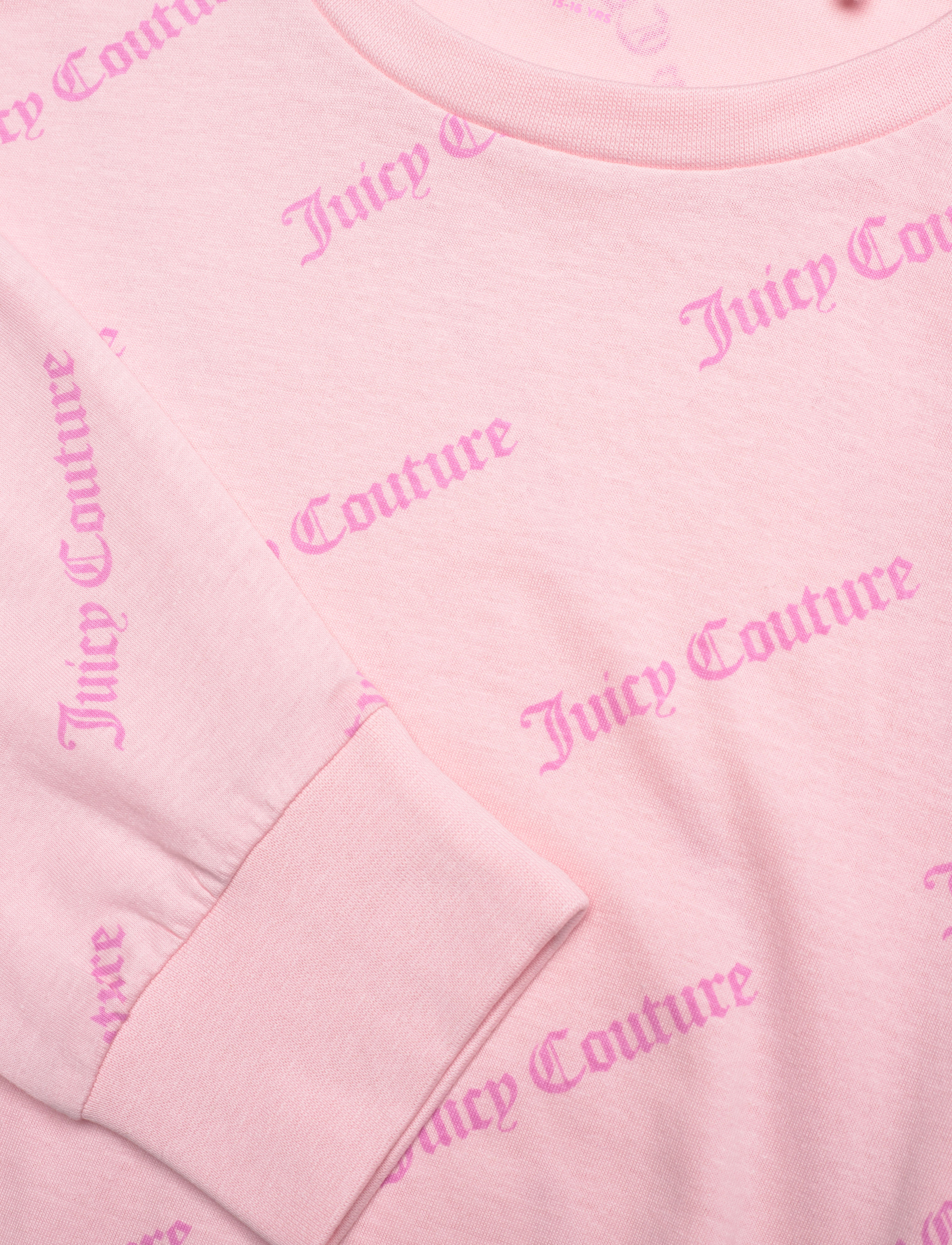Juicy Couture - Juicy AOP Crew Jersey Lounge Set - almond blossom - 4