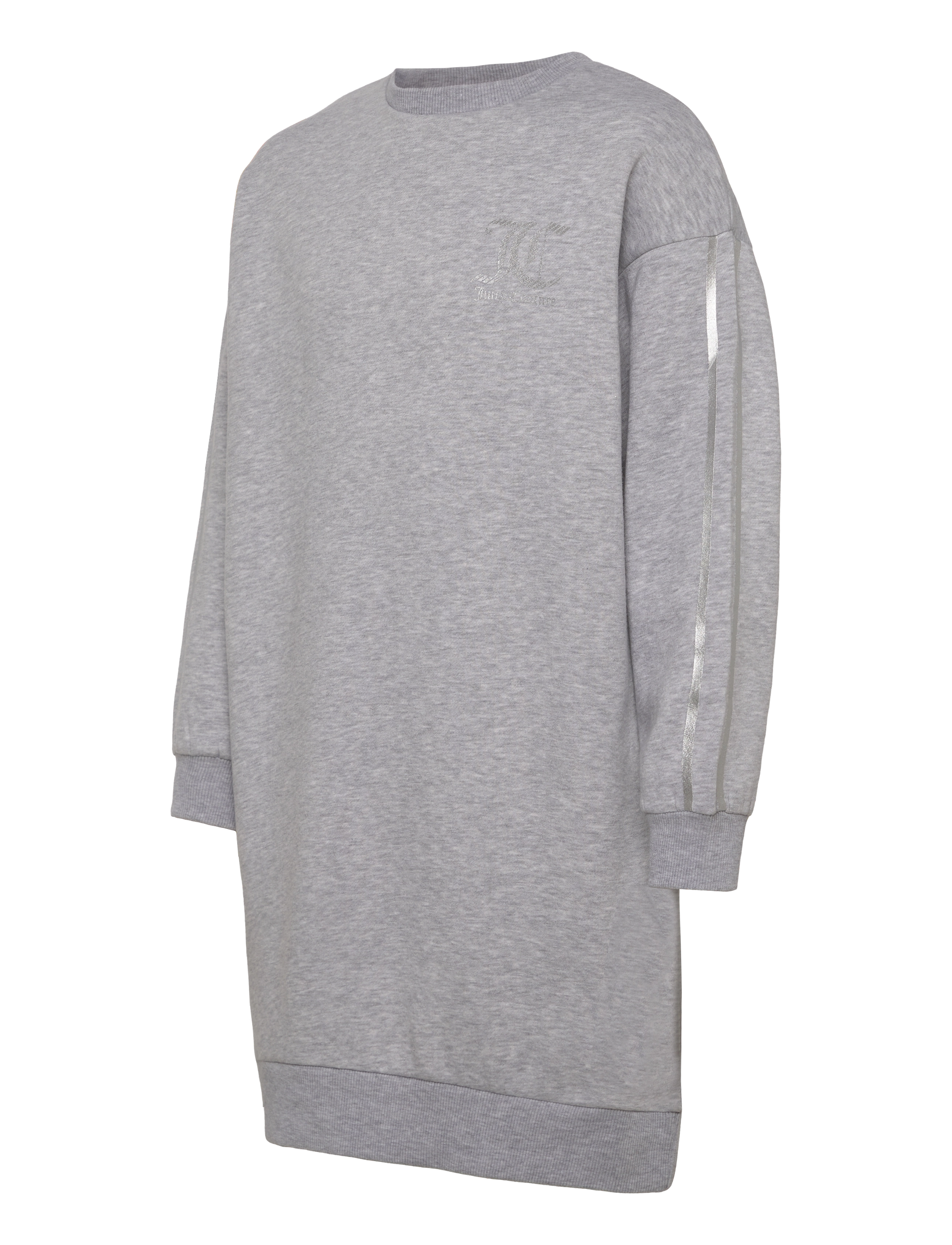 Juicy Couture - Juicy Stripe Crew Dress BB - robes décontractées à manches longues - pearl grey marl - 2