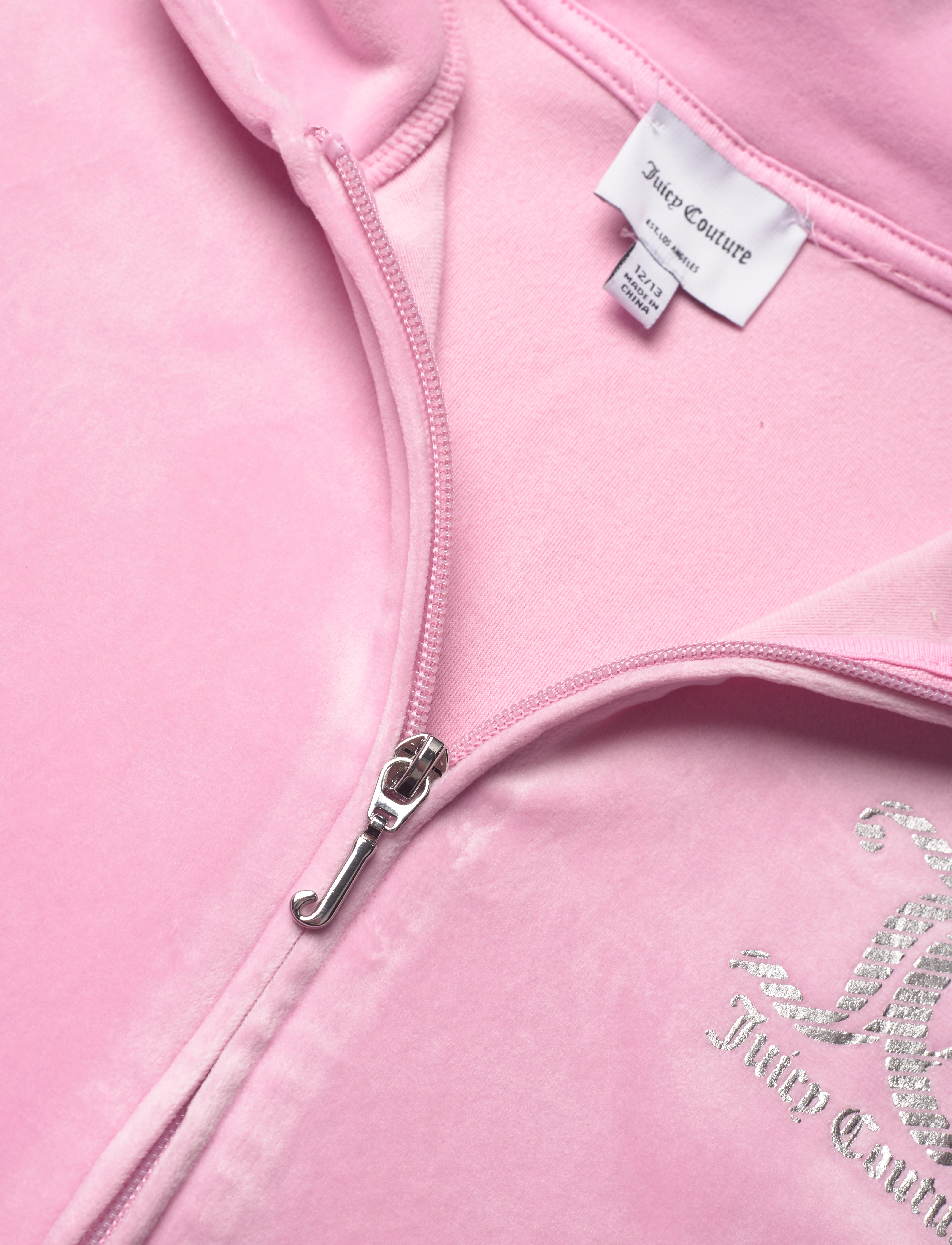 Juicy Couture - Juicy Velour Zip Through Hoodie - pinky lilac sachet - 2
