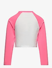 Juicy Couture - Raglan Colour Block LS Tee - langermede t-skjorter - summer neon pink - 1