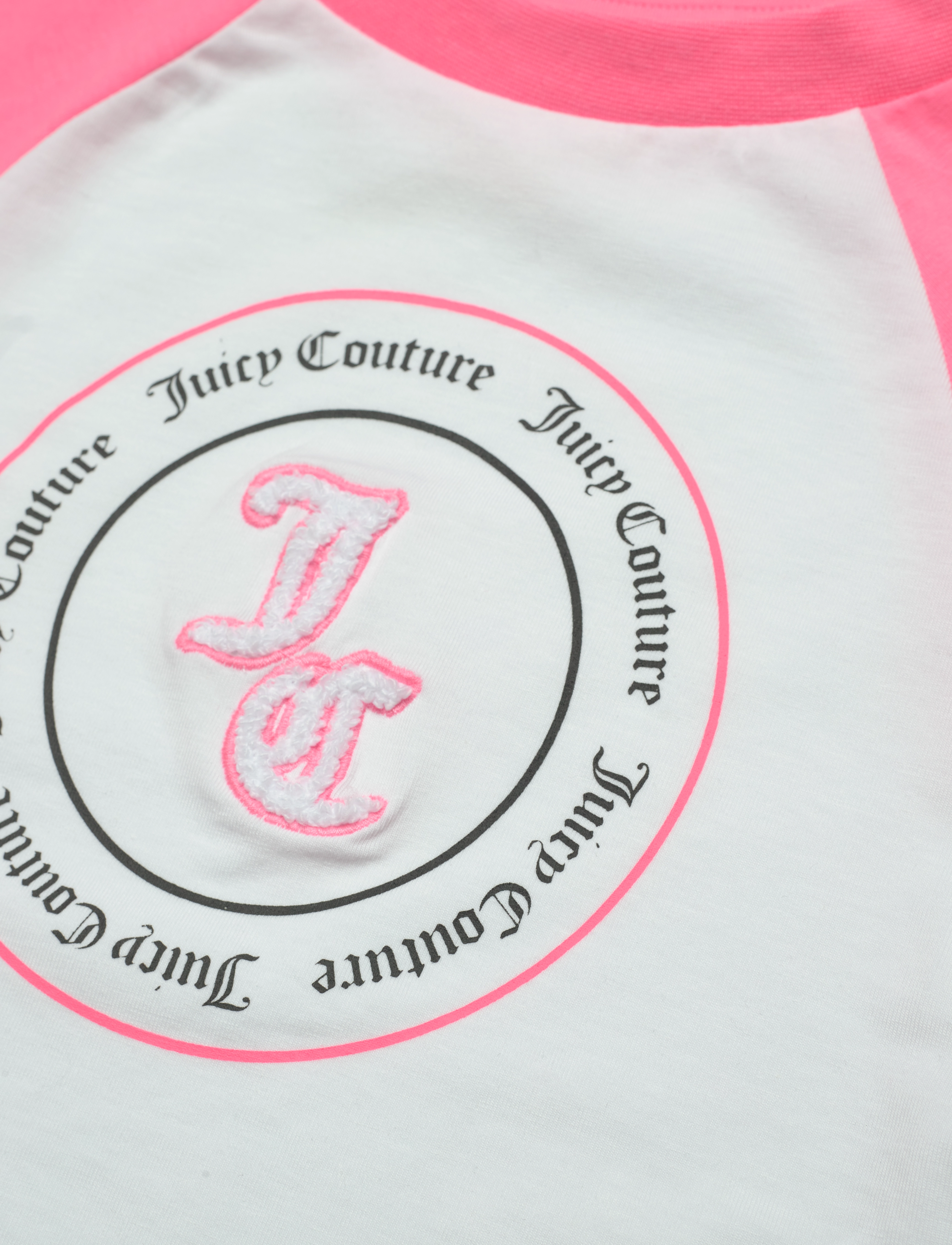 Juicy Couture - Raglan Colour Block LS Tee - summer neon pink - 2