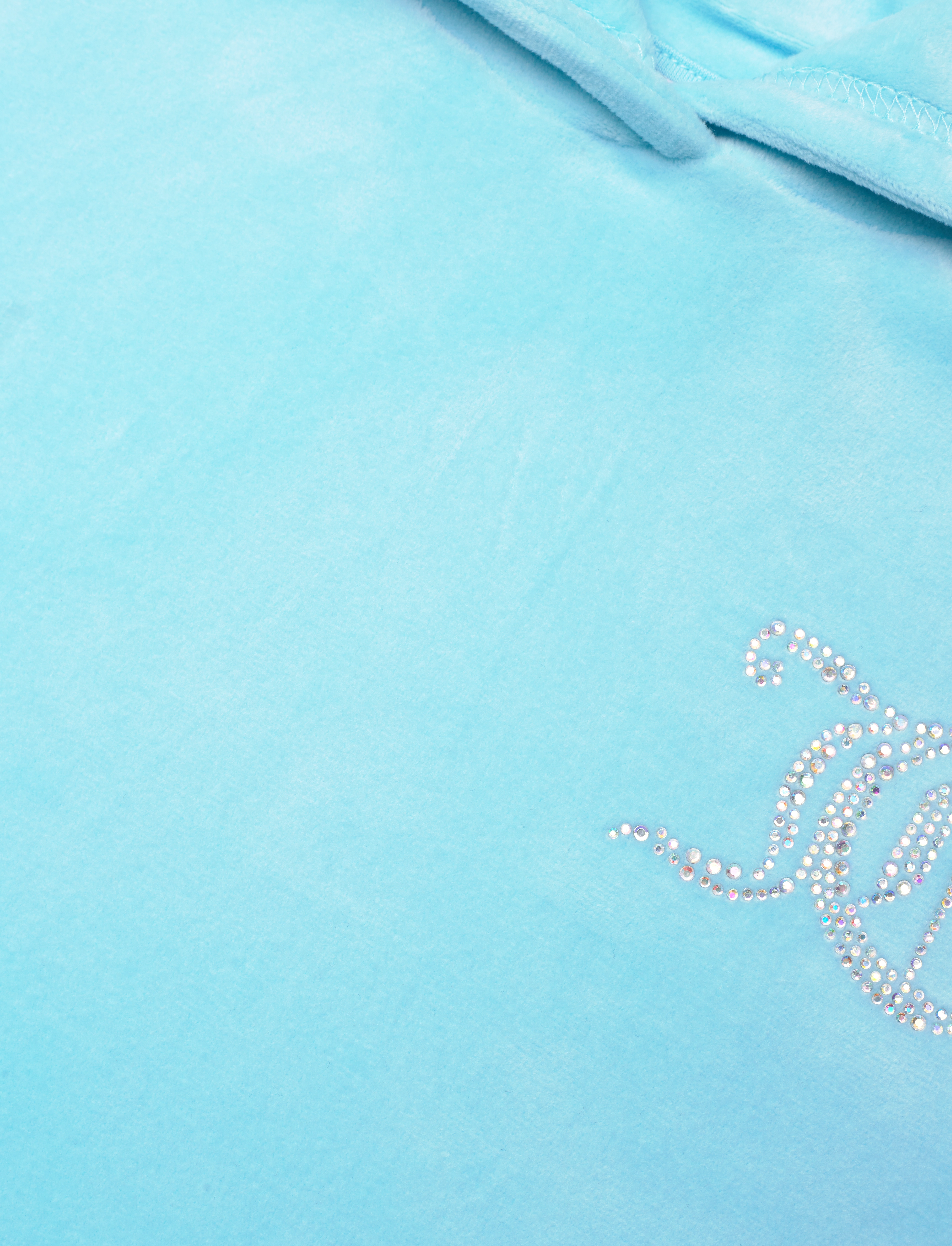 Juicy Couture - Diamante Velour OTH Hoodie - splish splash - 2