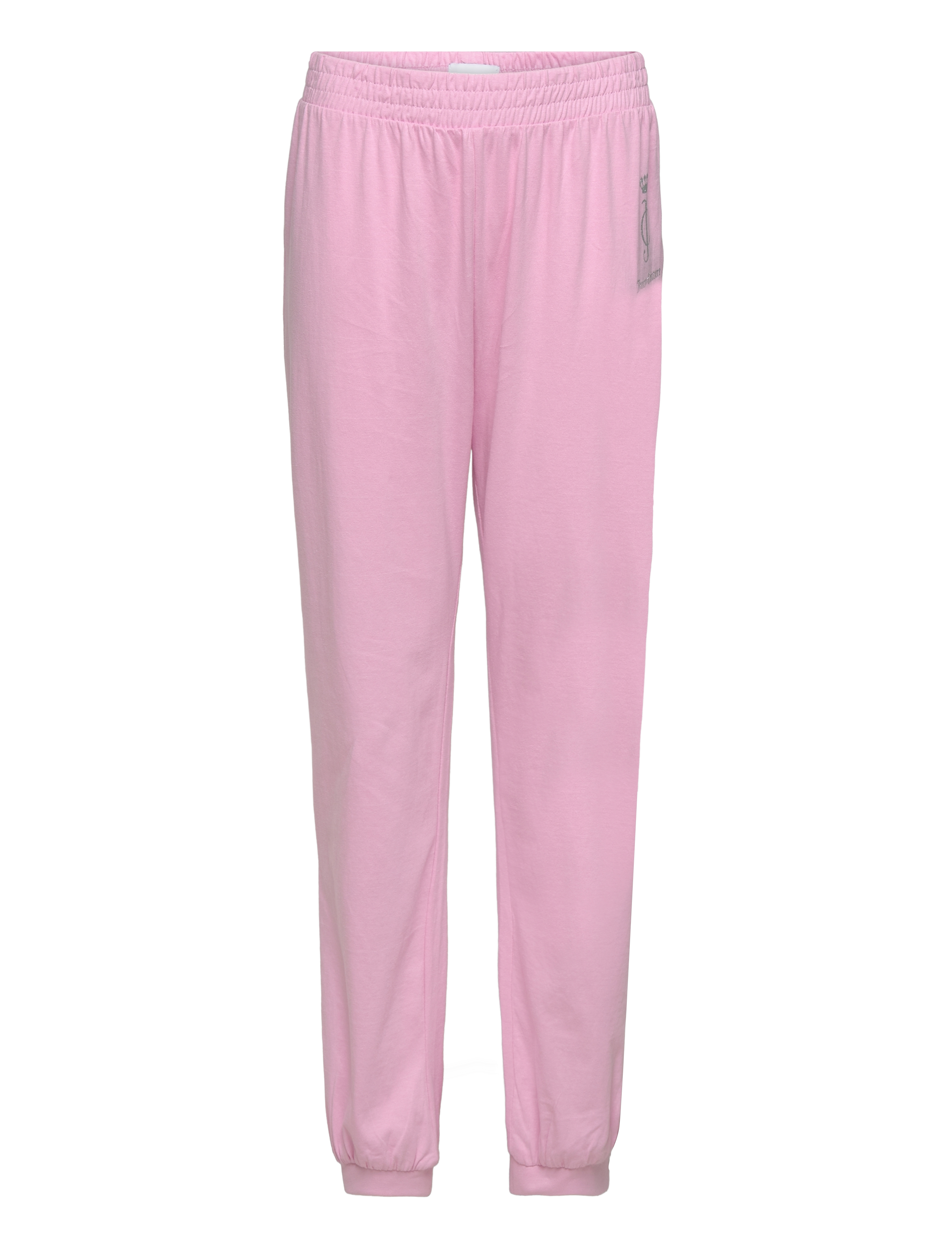 Juicy Couture - Marl Lounge SS Crop Top and Cuff Jogger - pinky lilac sachet - 1