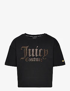 Luxe Diamante Boxy SS Tee, Juicy Couture