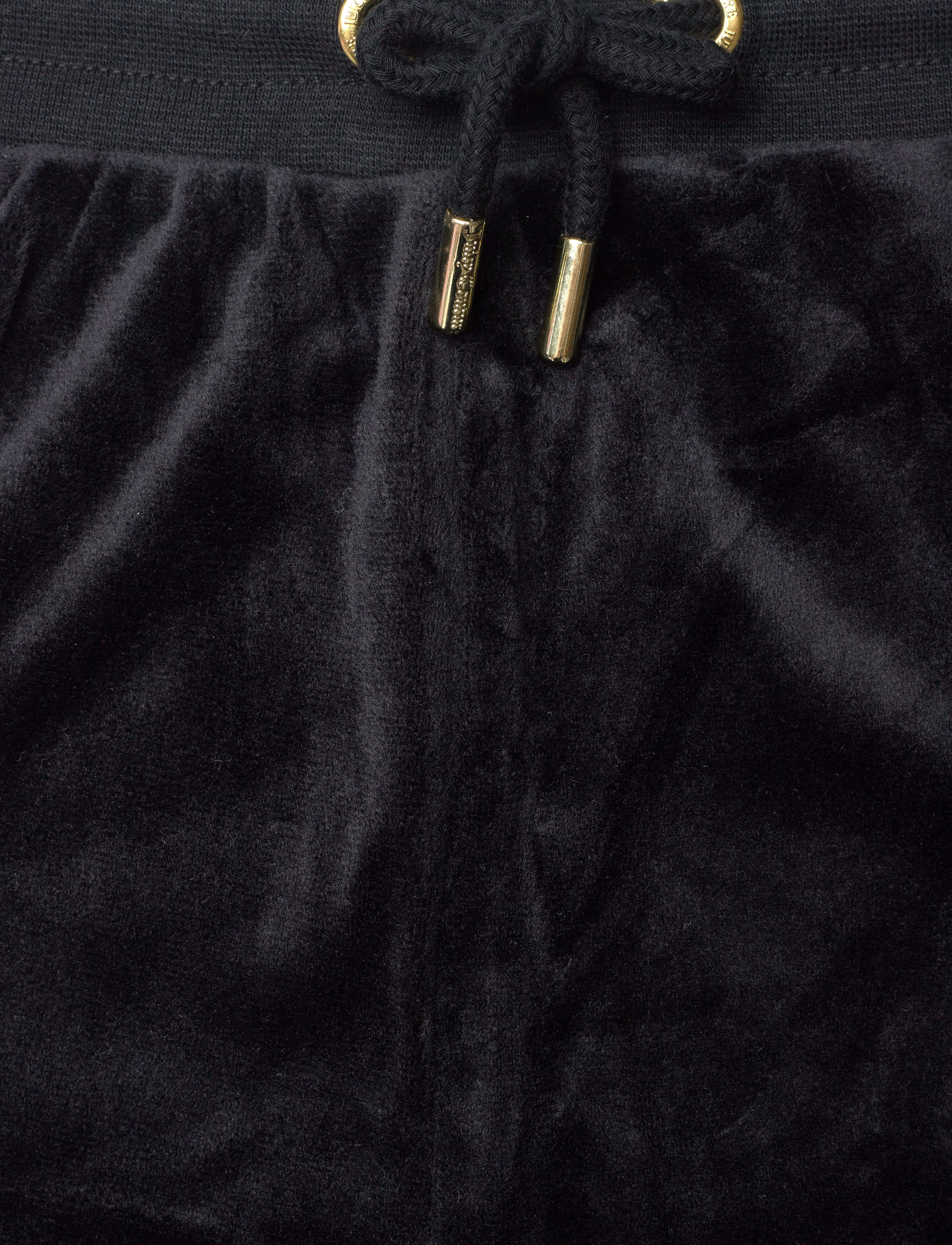 Juicy Couture - Luxe Diamante Velour Slim Joggers - jet black - 3