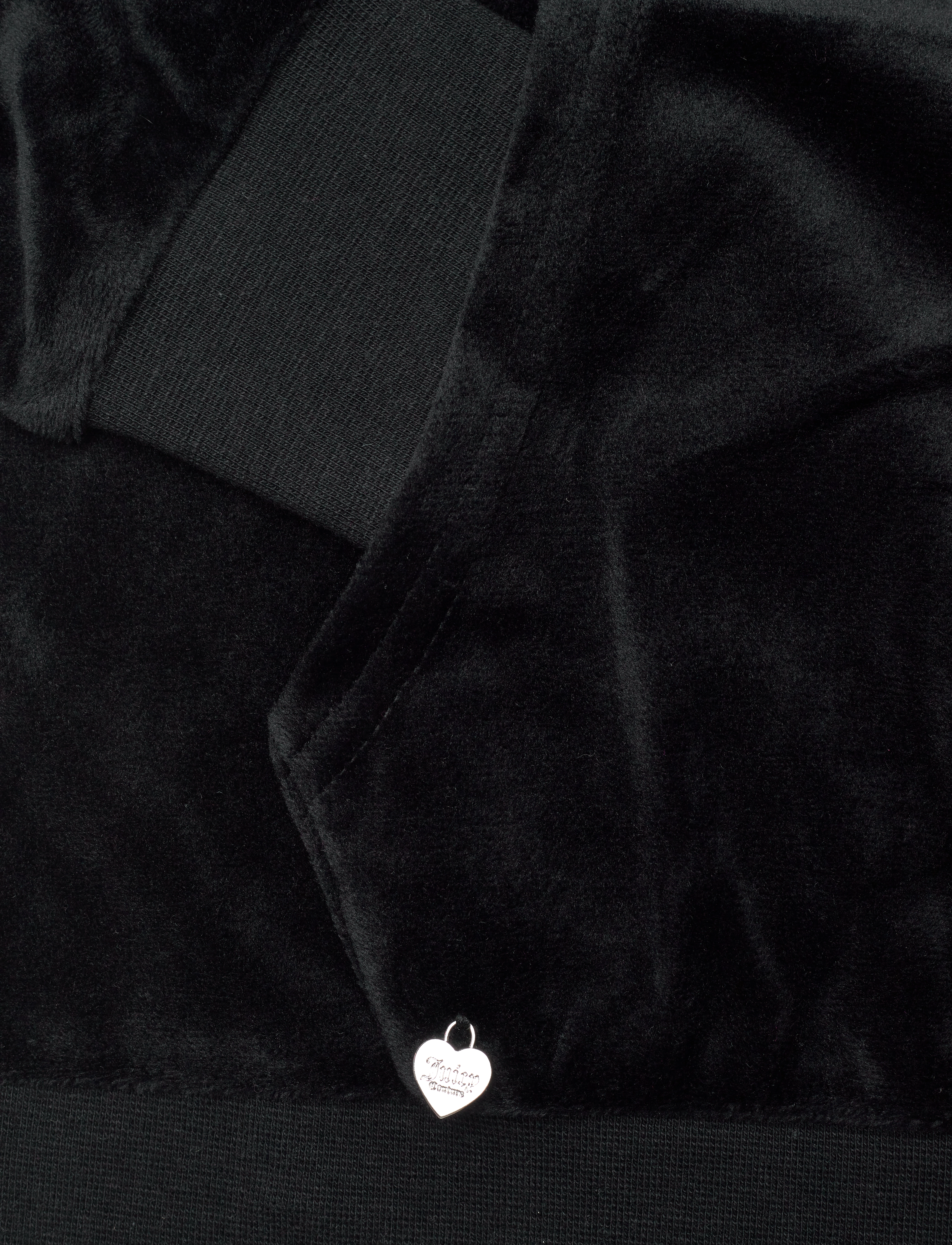 Juicy Couture - Luxe Diamante Zip Thru Hoodie - jet black - 3